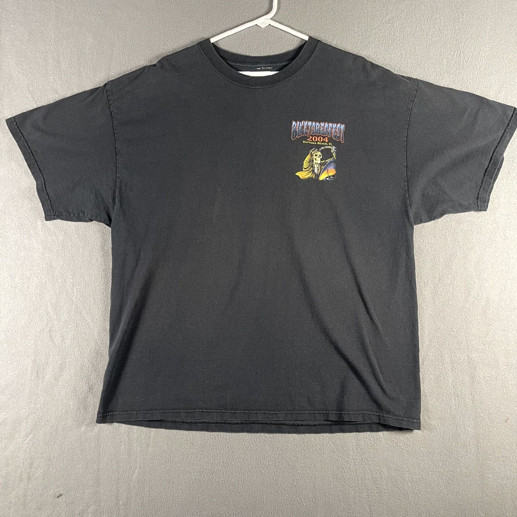 Vintage VINTAGE Biketoberfest Shirt Mens Large Black Daytona Beach 2004 Motorcycle Halloween 0 Size US L / EU 52-54 / 3 - 2 Thumbnail
