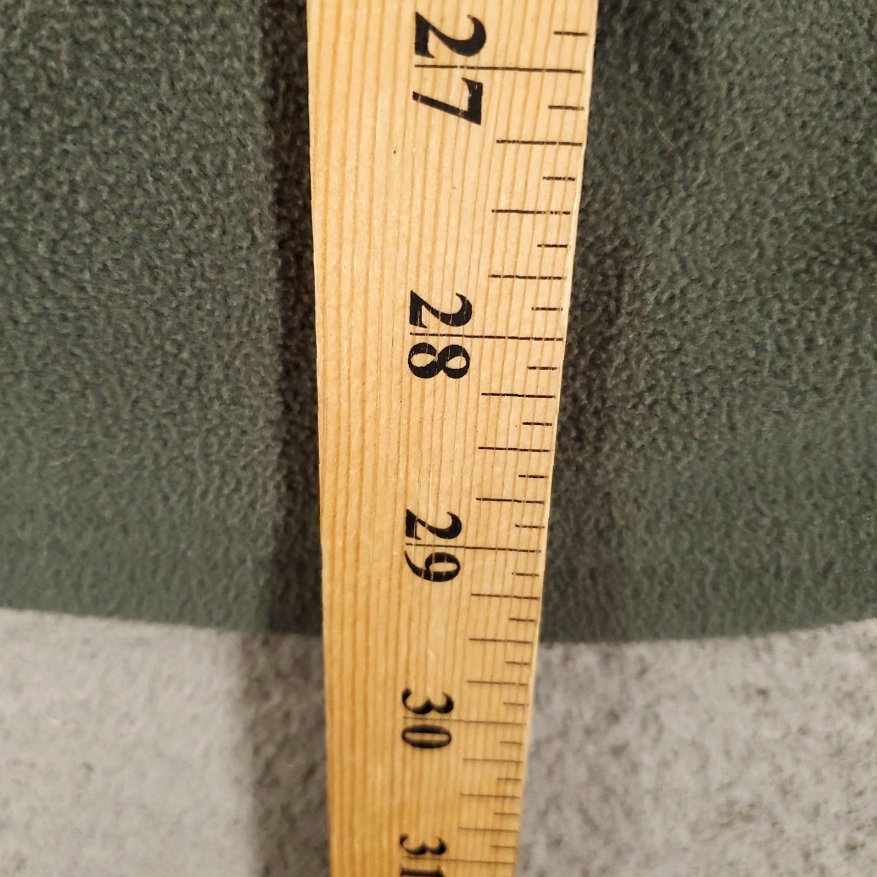 Vintage Mountain Warehouse Mens XL 1/4 Zip Fleece Sweatshirt Pullover Gray Green Shirt Size US XL / EU 56 / 4 - 5 Thumbnail