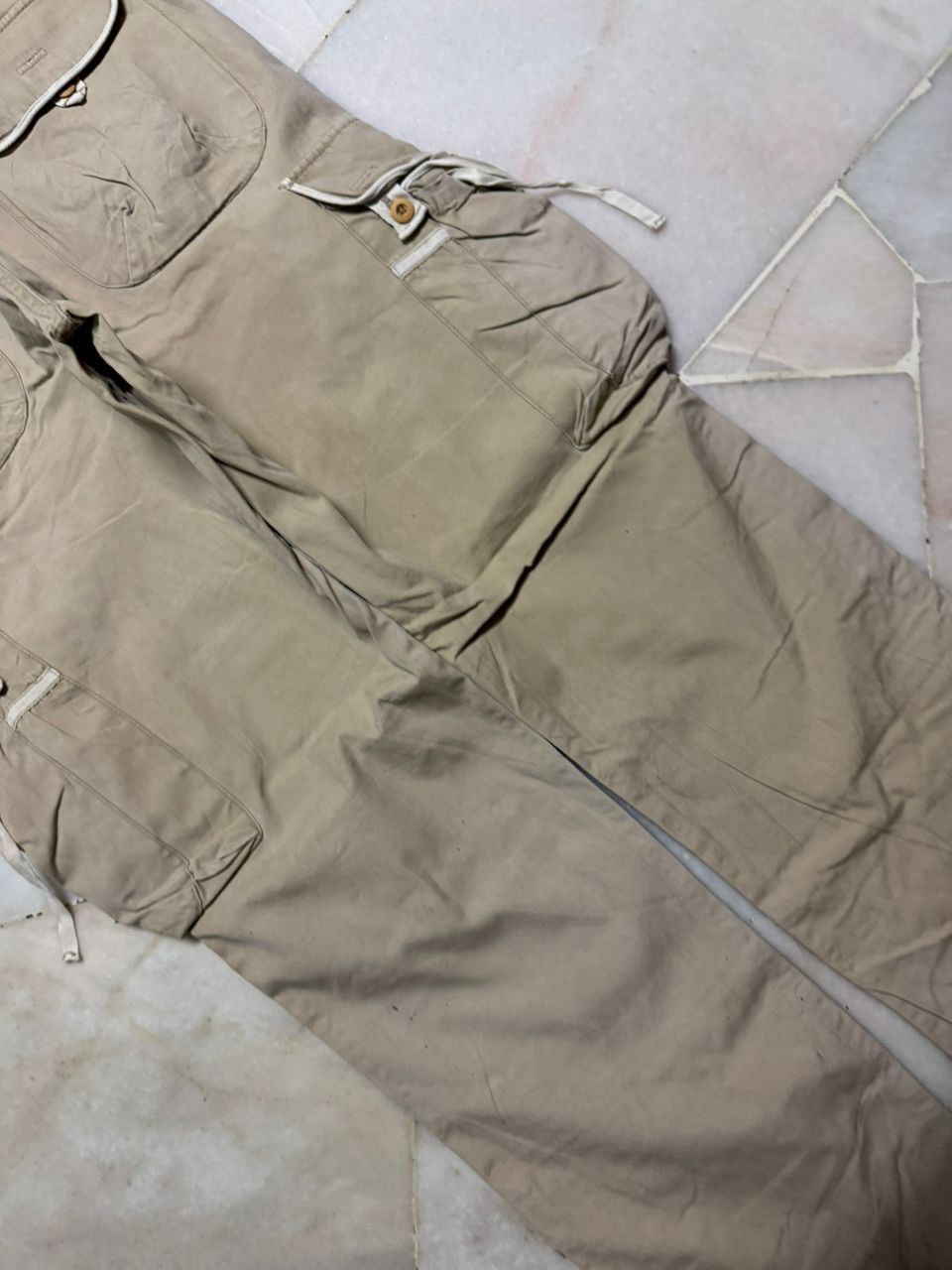 PPFM 💥Insane💥90s Japanese Bondage Parachute Thrashed Faded Cargo Size US 33 - 23 Thumbnail