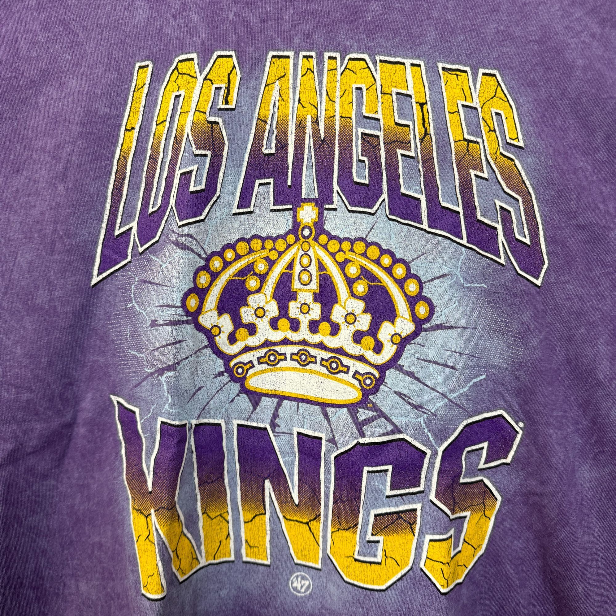 47 Brand Los Angeles Kings Throwback Team Logo NHL T-shirt Size 2XL Size US XXL / EU 58 / 5 - 2 Thumbnail