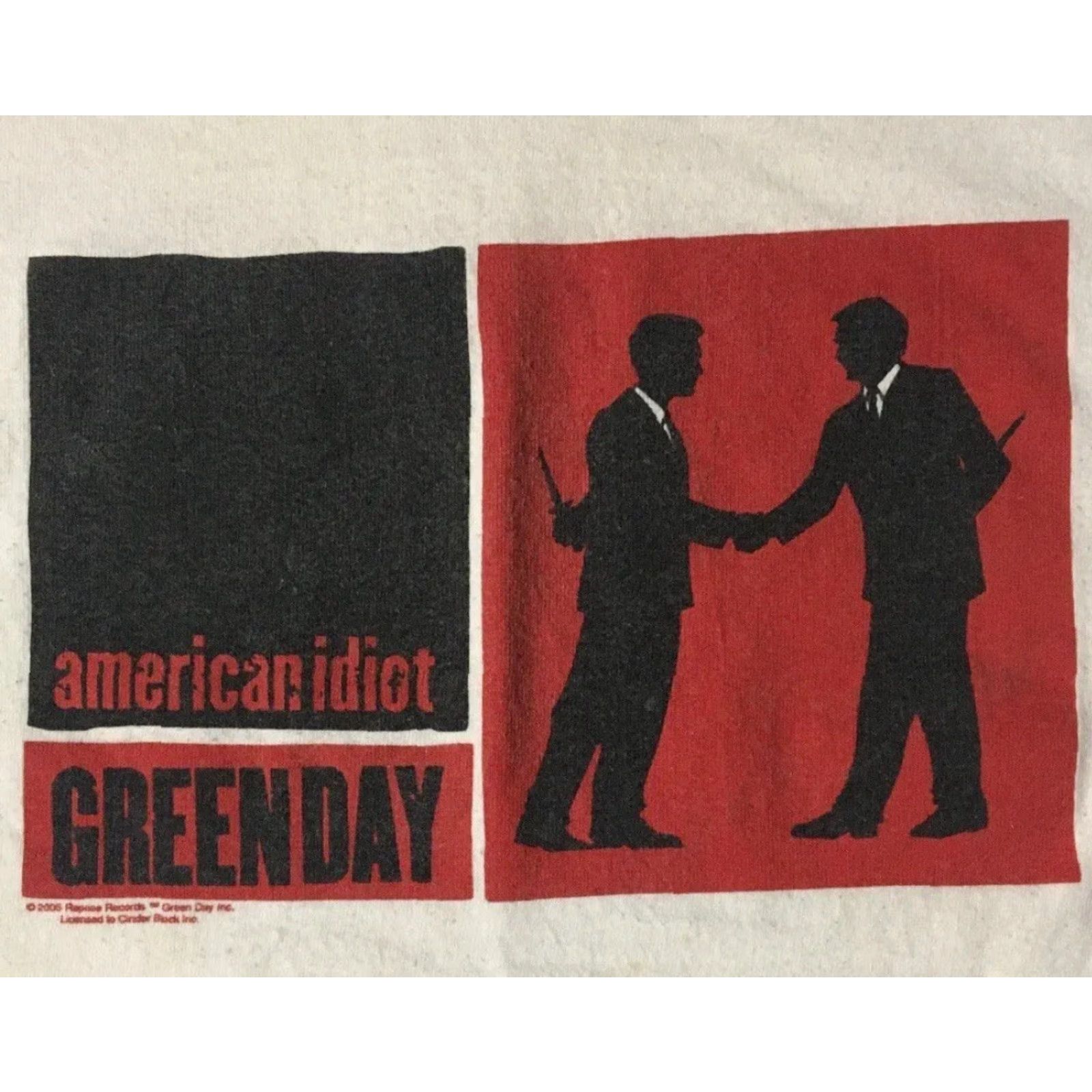 Vintage Vtg 2005 Green Day American Idiot Faded Tour Shirt S Punk Rock Promo Grunge Y2K Size US S / EU 44-46 / 1 - 3 Thumbnail