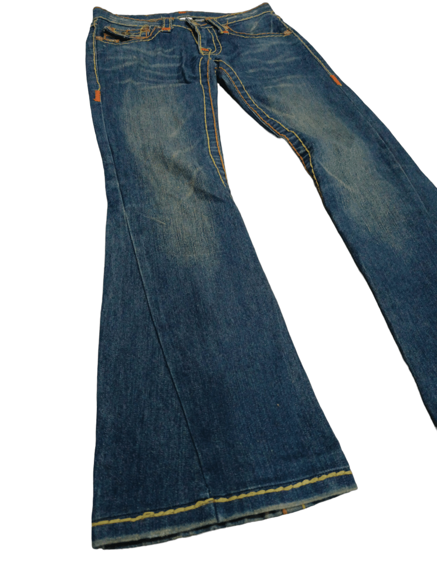 image of Made In USA x True Religion Flared Vintage True Religion Joey Big T Jeans, Men's (Size 28)