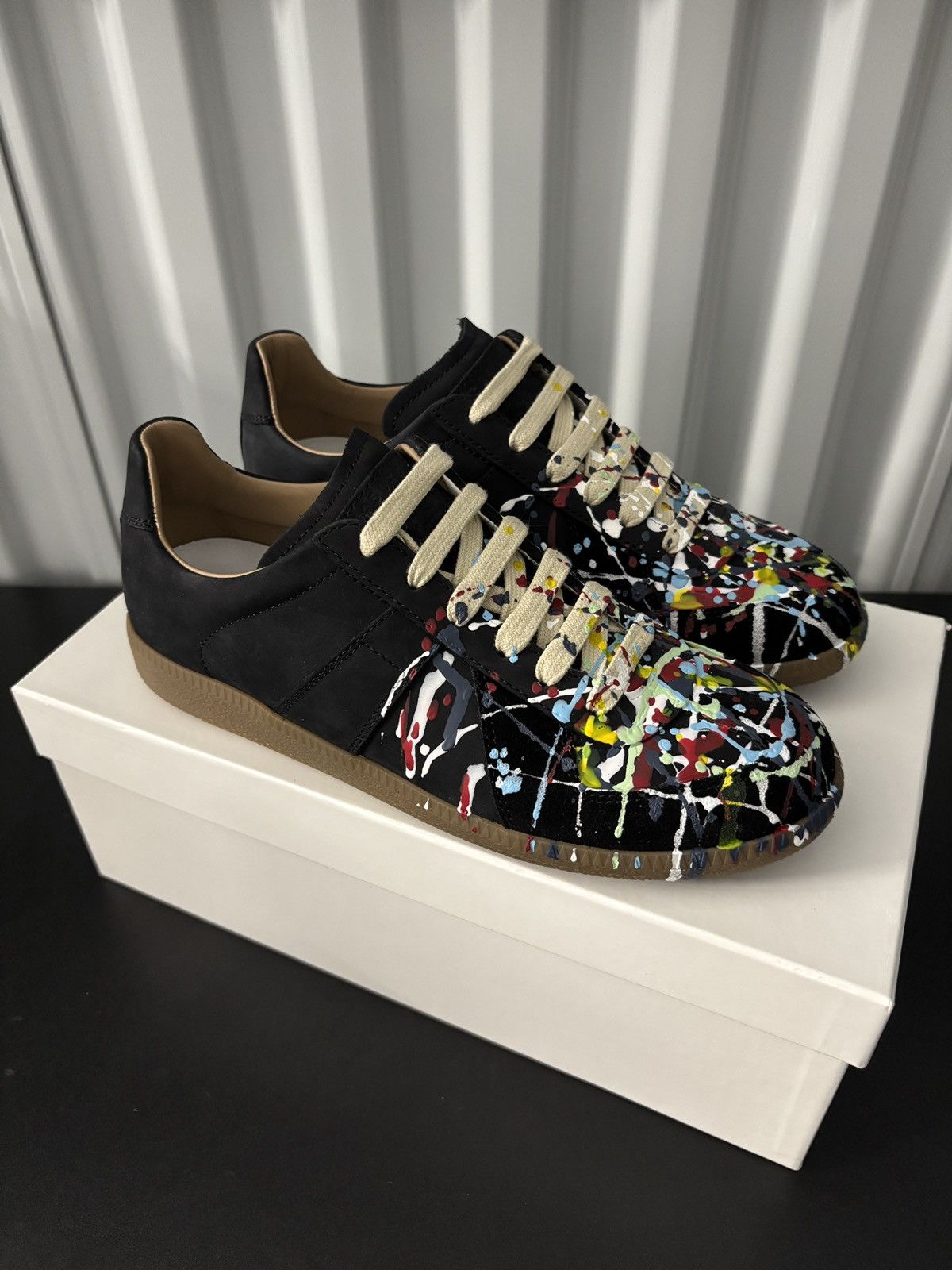 Margiela replica paint splatter