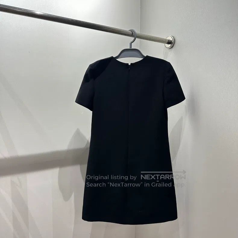 Valentino Valentino Wool short-sleeved dress Size XS / US 0-2 / IT 36-38 - 2 Thumbnail