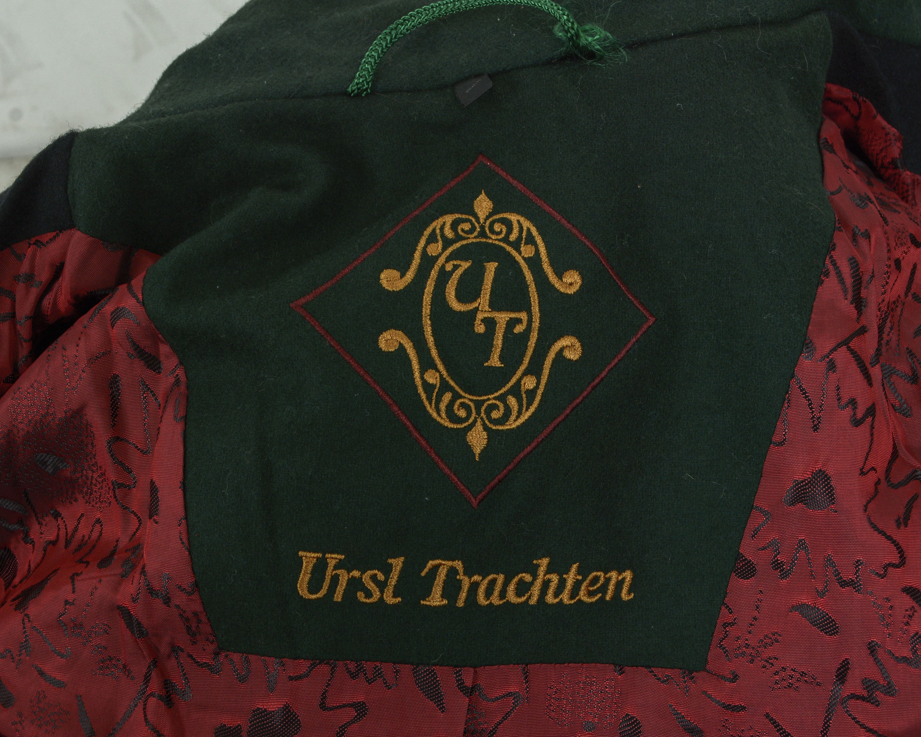 Vintage BAVARIA LODEN Ursl Trachten Pure New Wool Over Coat Jacket Size L / US 10 / IT 46 - 10 Thumbnail