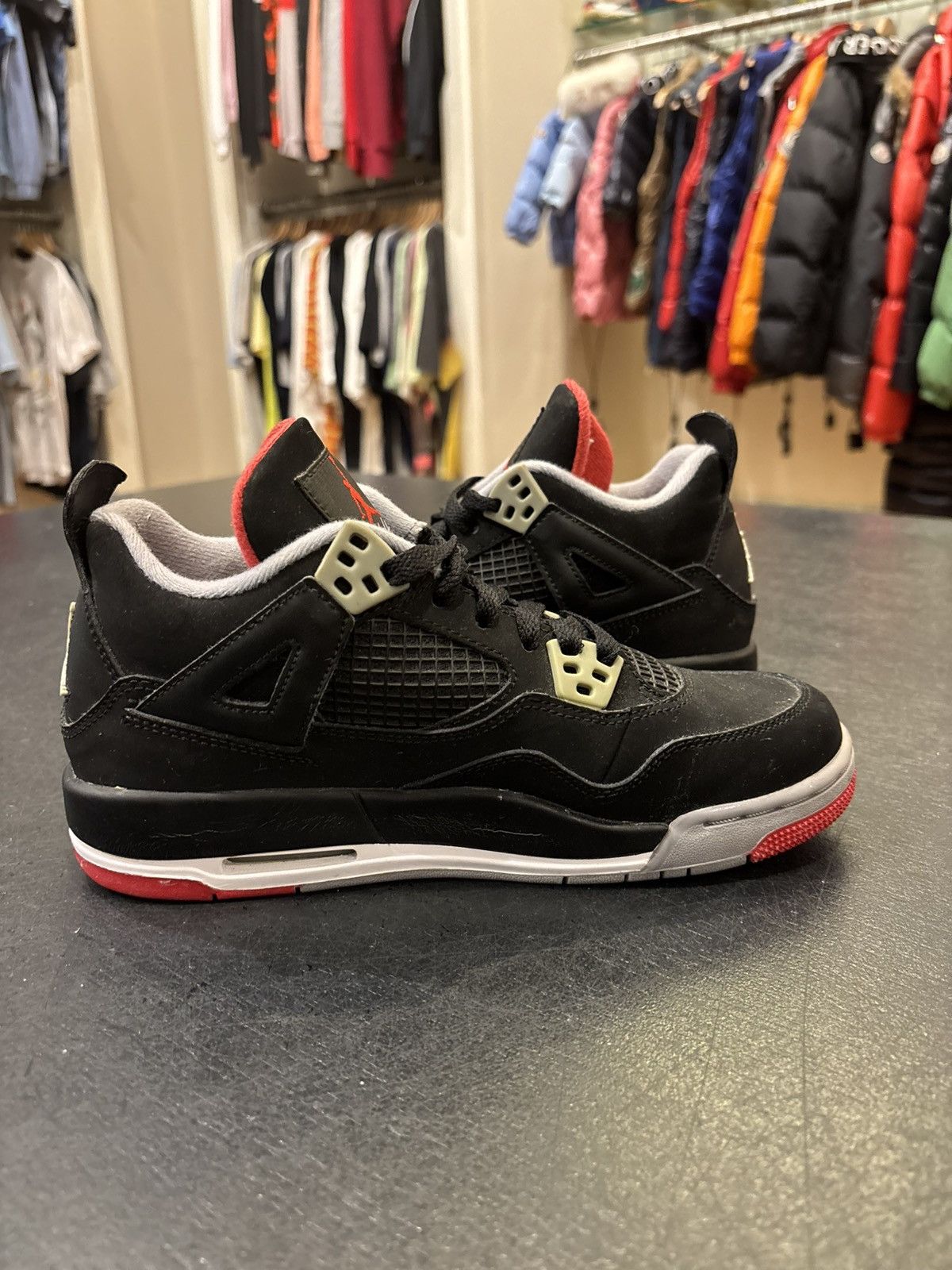 Jordan Brand Jordan 4 Retro ‘Bred’ Size US 5 / EU 37 - 4 Thumbnail