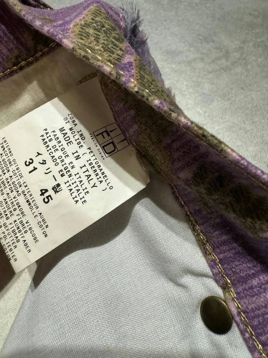 Just Cavalli SS2005 Cavalli Mountain Peninsula Purple Relaxed Pants Size 26" / US 2 / IT 38 - 10 Thumbnail