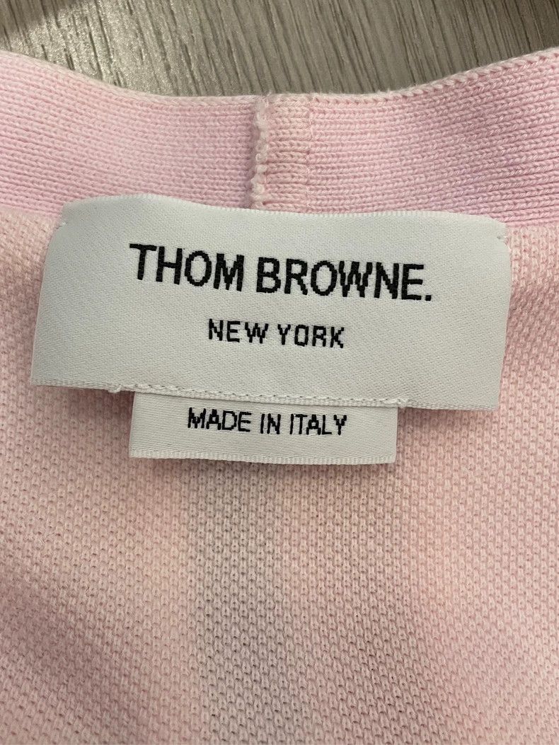 Thom Browne Thom Browne size2 Knitted cardigan with colored stripes on Size US M / EU 48-50 / 2 - 5 Thumbnail