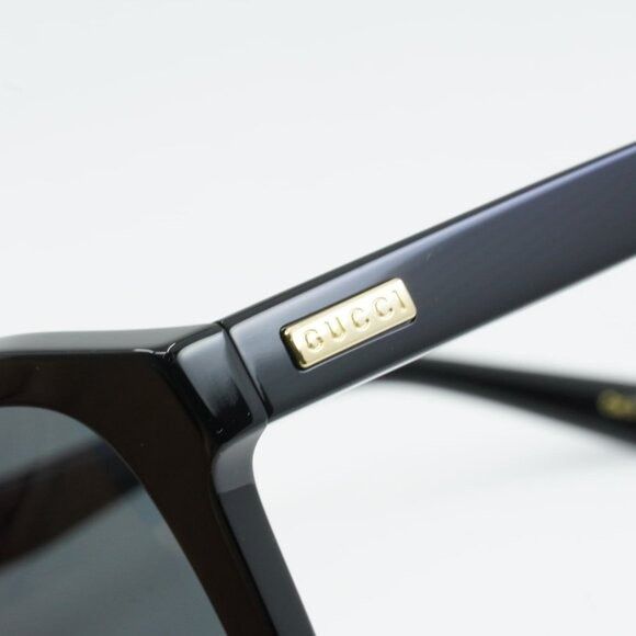 Gucci Gucci GG1316S 001 Sunglasses Black Aviator Frame, Grey Size ONE SIZE - 6 Thumbnail