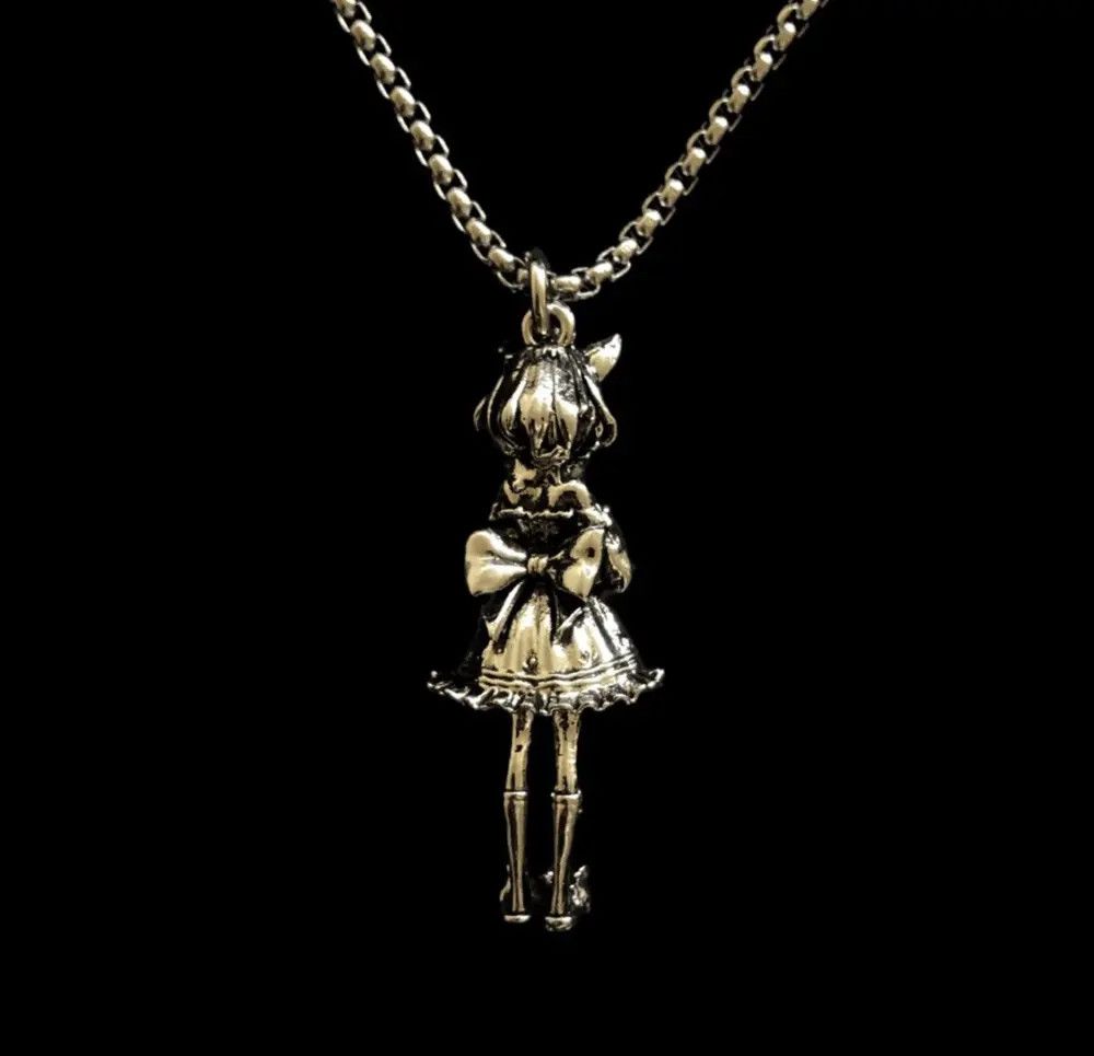Jewelry Gothic Key Pendant Necklace AND Punk Necklace Gothic Chain Size ONE SIZE - 10 Thumbnail