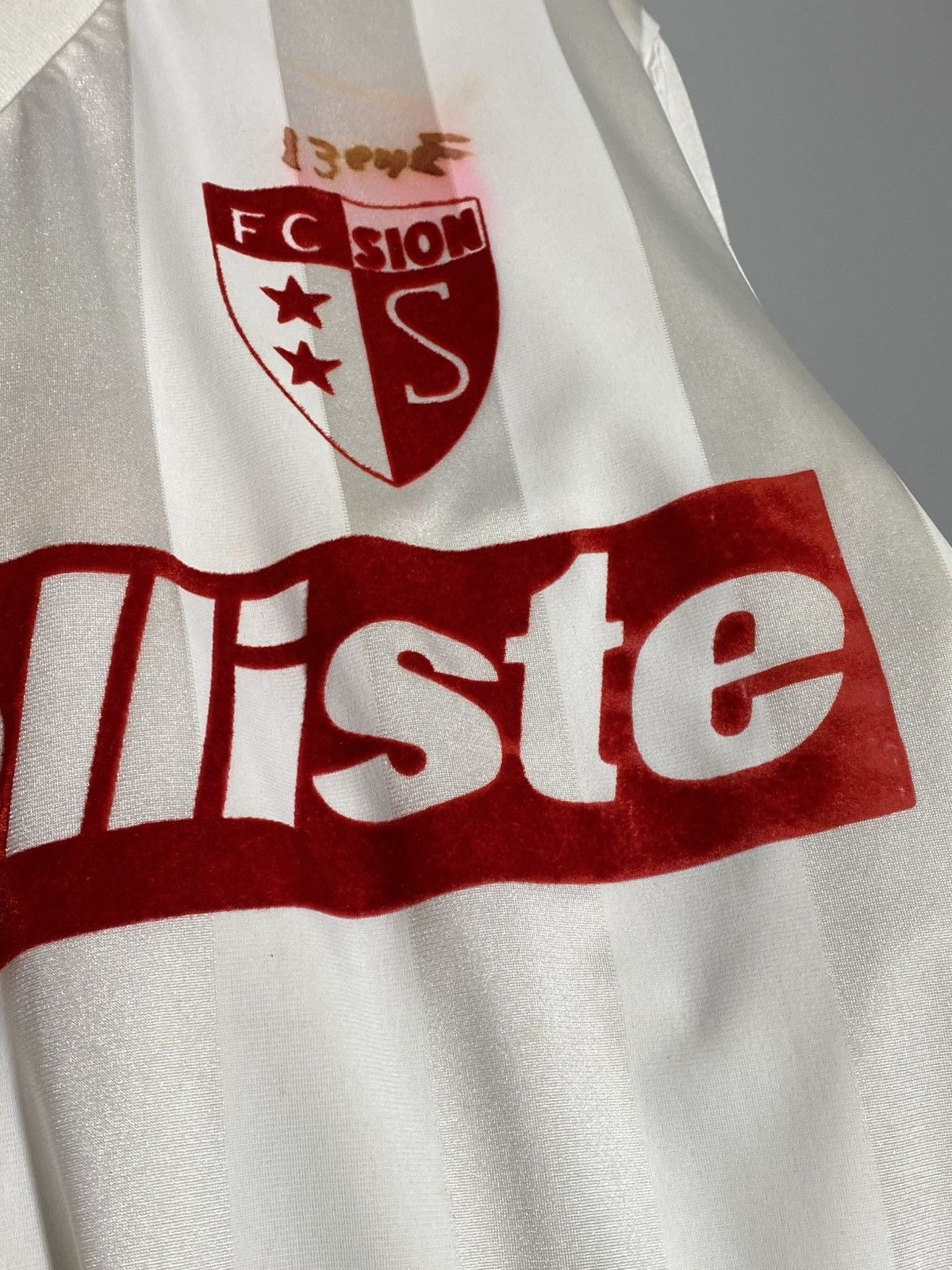 Le Coq Sportif Le Coq Sportif Sion FC 1985/86 Football Shirt 80s Size US M / EU 48-50 / 2 - 6 Thumbnail