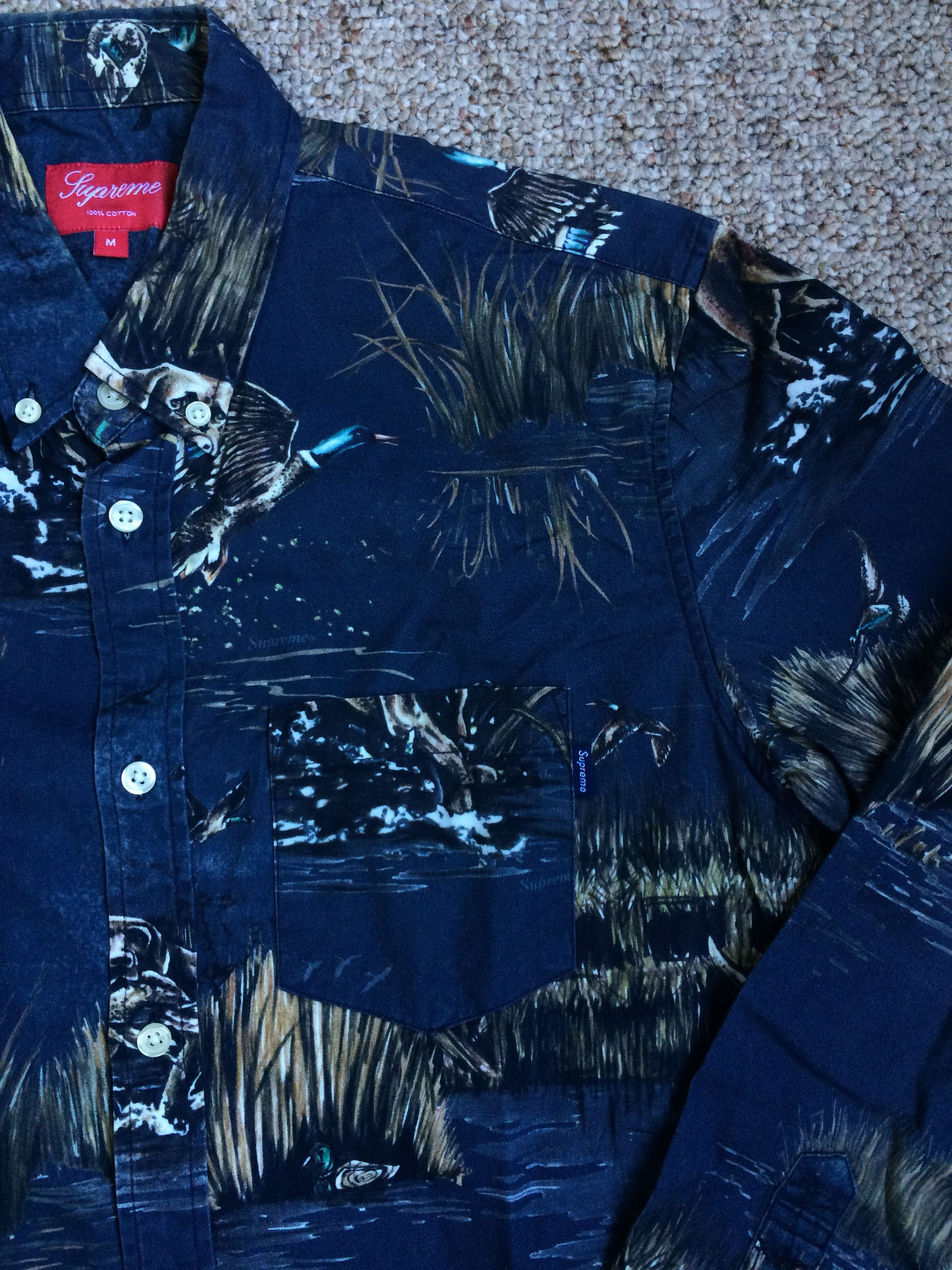 Supreme F/W 2012 Supreme Dogs & Ducks Button Up Shirt Size US M / EU 48-50 / 2 - 3 Thumbnail