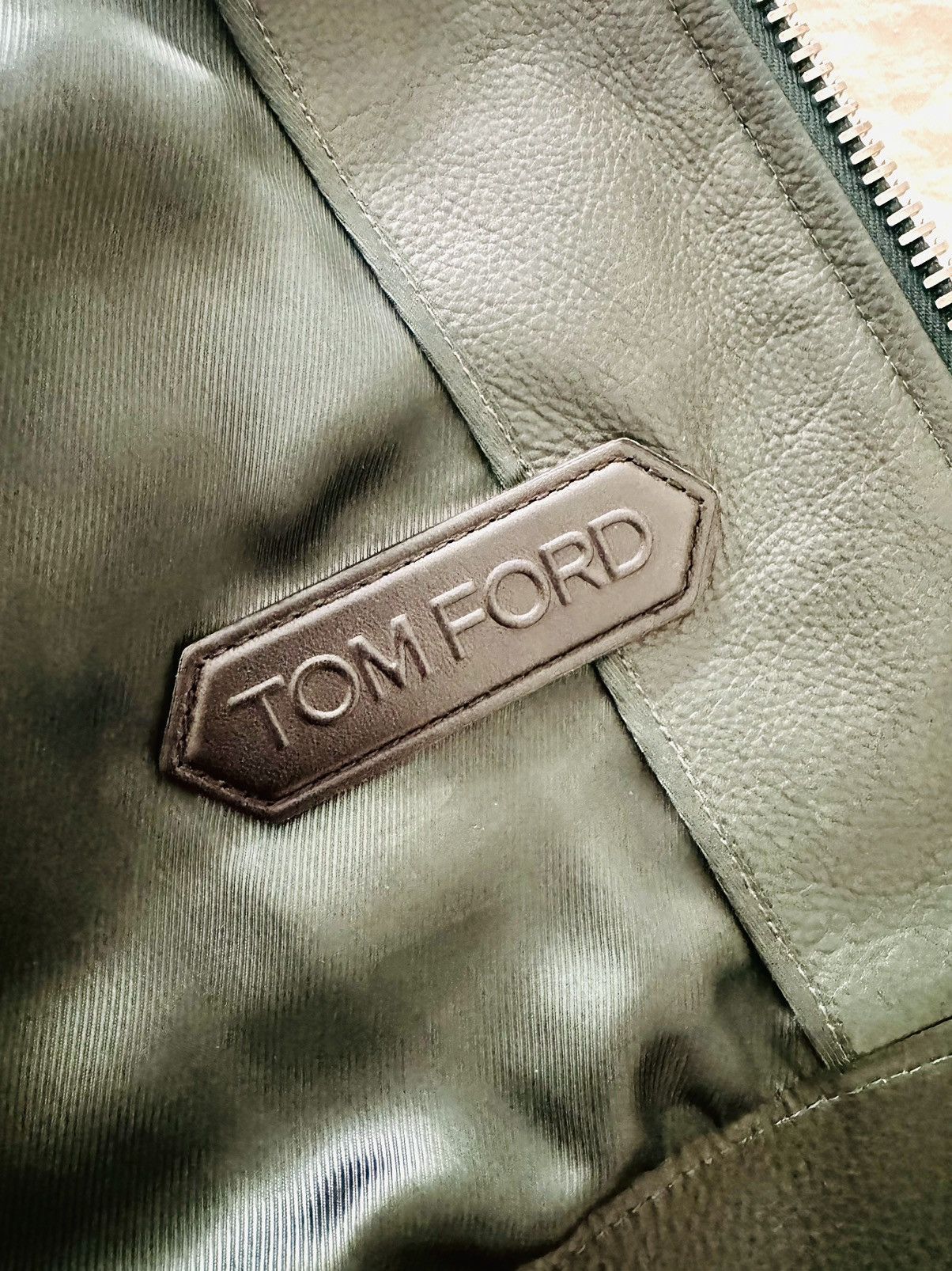 Tom Ford Tom Ford Green Suede Jacket Size US XL / EU 56 / 4 - 7 Thumbnail