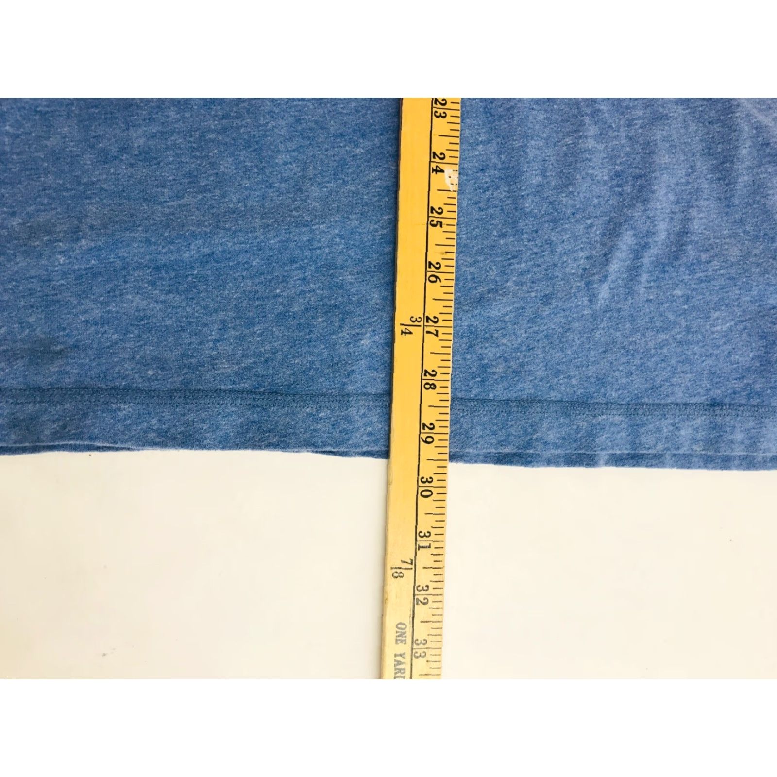 Vintage Outdoor Life T-Shirt Women's Size Large Heather Blue Sueded Henley Tee Short Slv Size L / US 10 / IT 46 - 4 Thumbnail