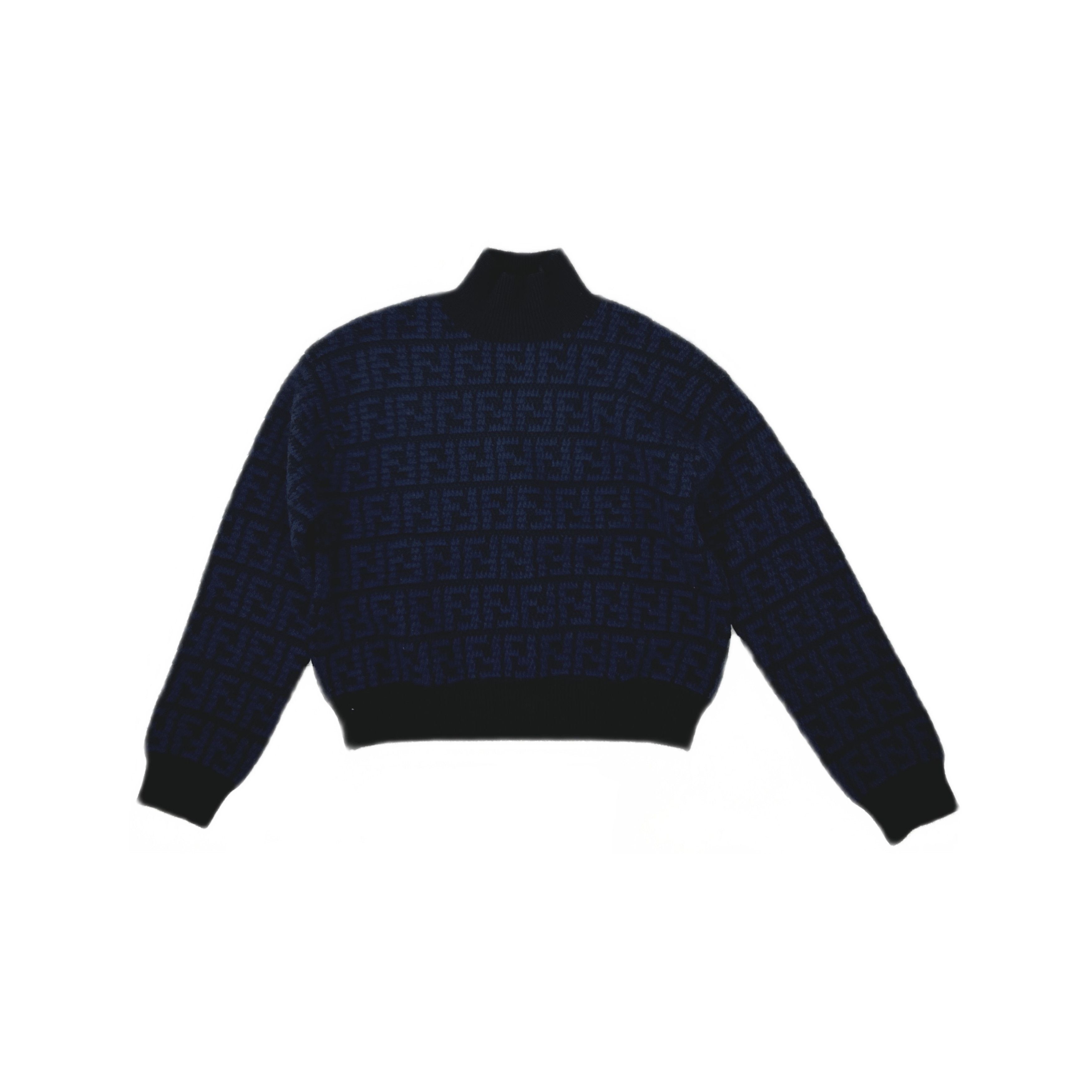 Fendi Fendi FF Pattern Cashmere Sweater Size IT 38 Size XS / US 0-2 / IT 36-38 - 1 Thumbnail