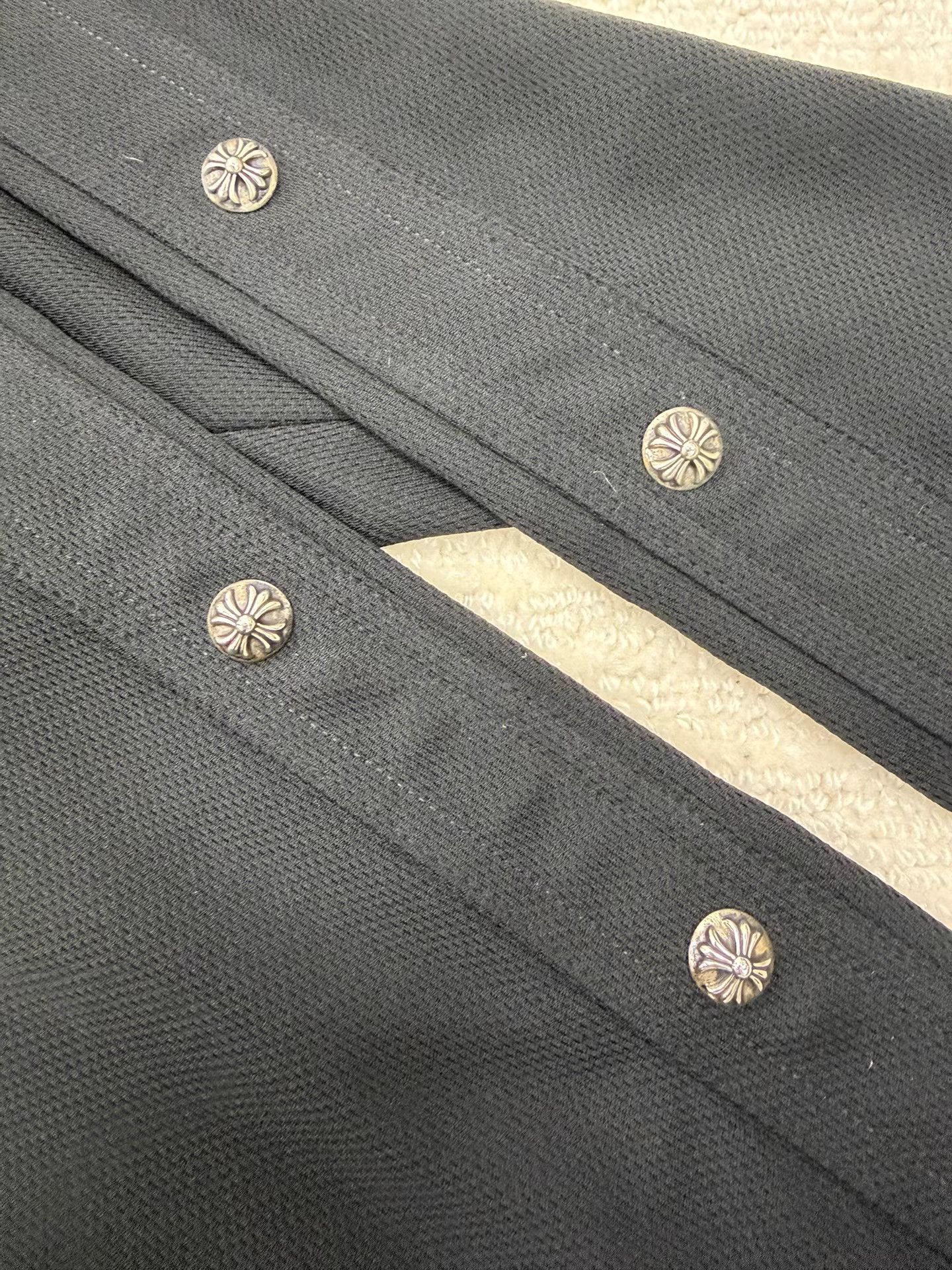 Chrome Hearts Chrome Hearts Double Row 24 Silver Buttons Sanskrit Pants Size US 36 / EU 52 - 7 Thumbnail