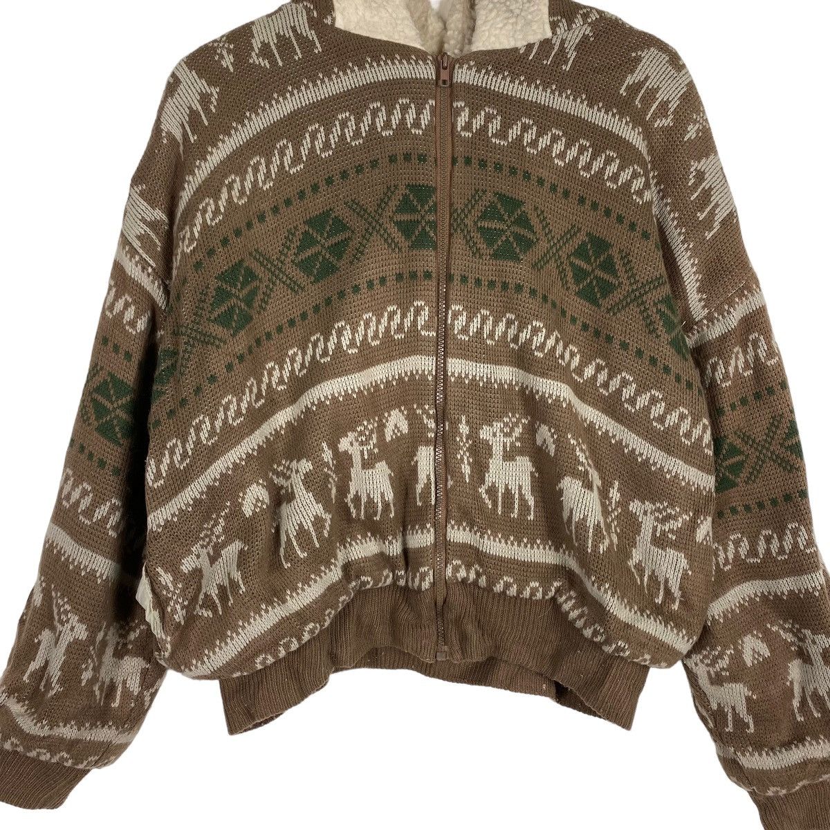 Japanese Brand Animal Native Allover Print Zipper Hoodie Jacket Size US M / EU 48-50 / 2 - 5 Thumbnail