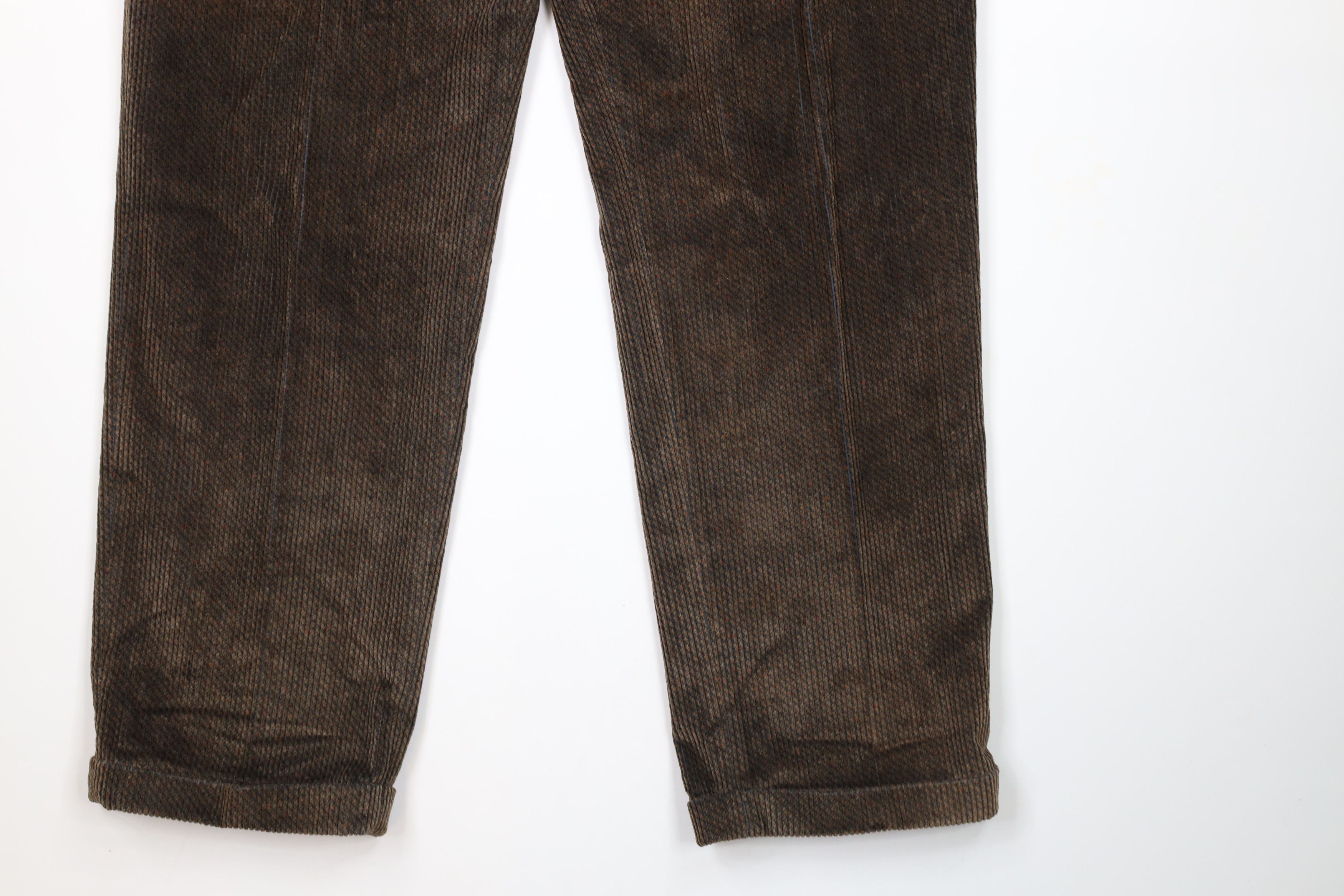 Vintage Vintage 90s Streetwear Fleck Thick Corduroy Chino Pants Size US 36 / EU 52 - 4 Thumbnail