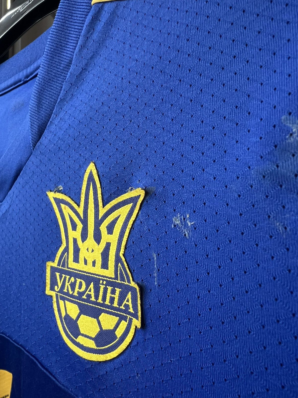 Adidas 2013/14 UKRAINE #6 PEKUR WOMEN WORLD CUP MATCH WORN JERSEY Size M / US 6-8 / IT 42-44 - 9 Thumbnail