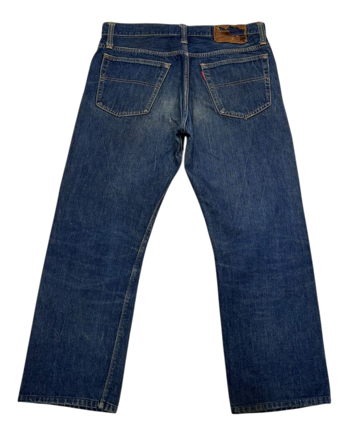 Big John × If Six Was Nine × Vintage Vintage BIG JOHN Half Selvedge Japan Denim Jeans Size US 32 / EU 48 - 6 Thumbnail