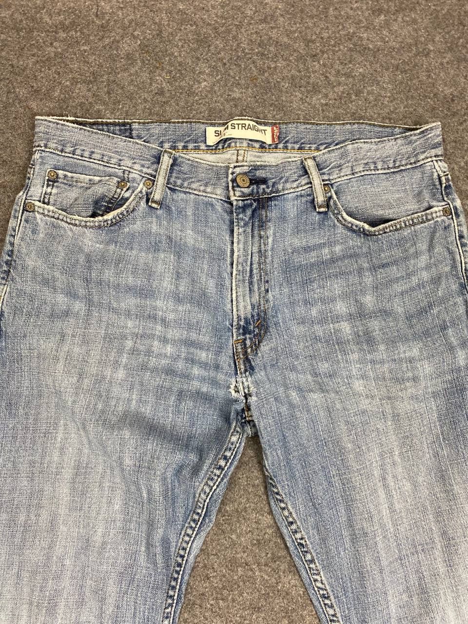 Levi's vintage levis 514 slim straight distressed denim nice design Size US 38 / EU 54 - 10 Thumbnail