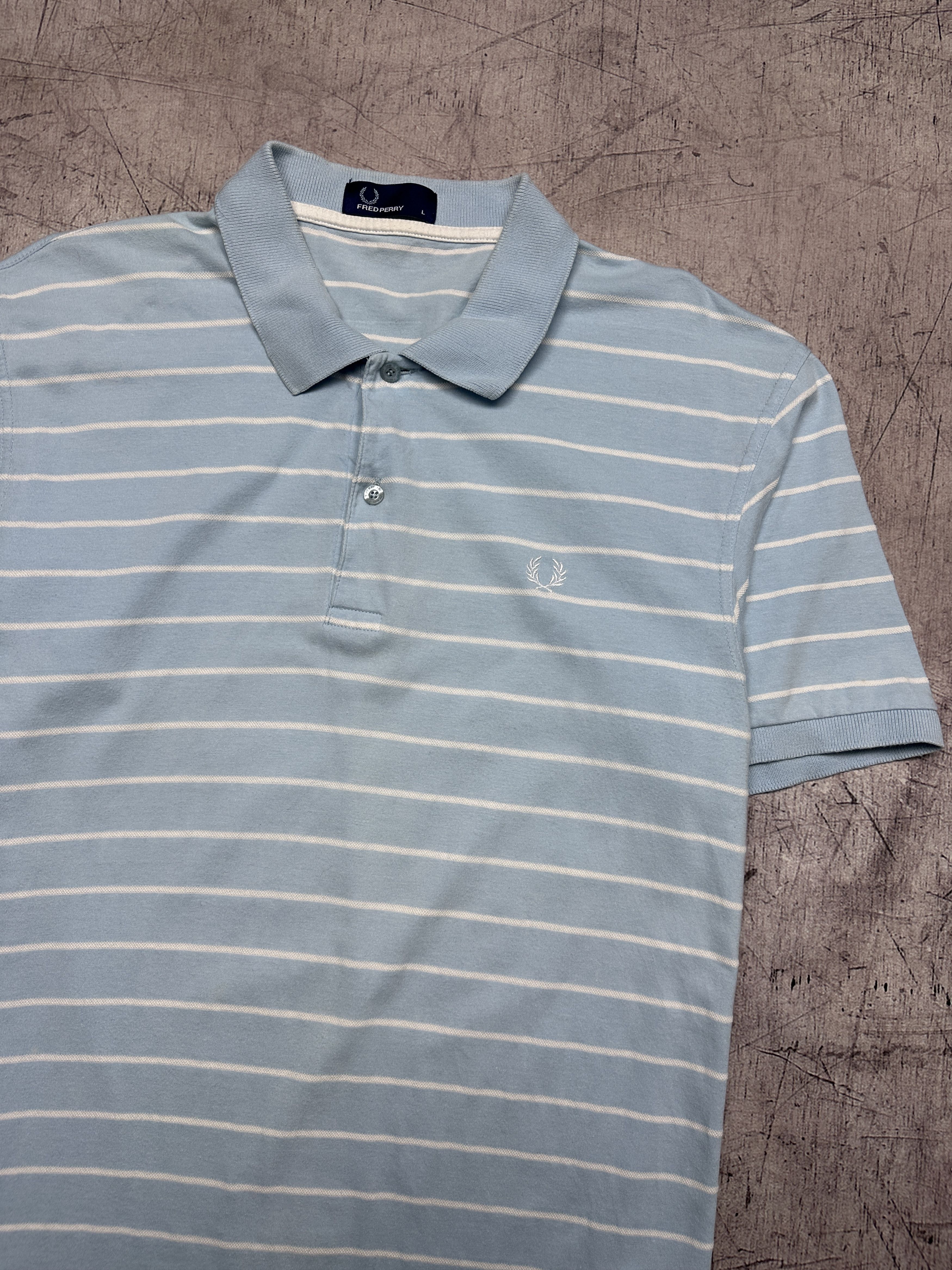 Fred Perry Fred Perry Vintage Mens Striped Polo Shirt Size US L / EU 52-54 / 3 - 2 Thumbnail