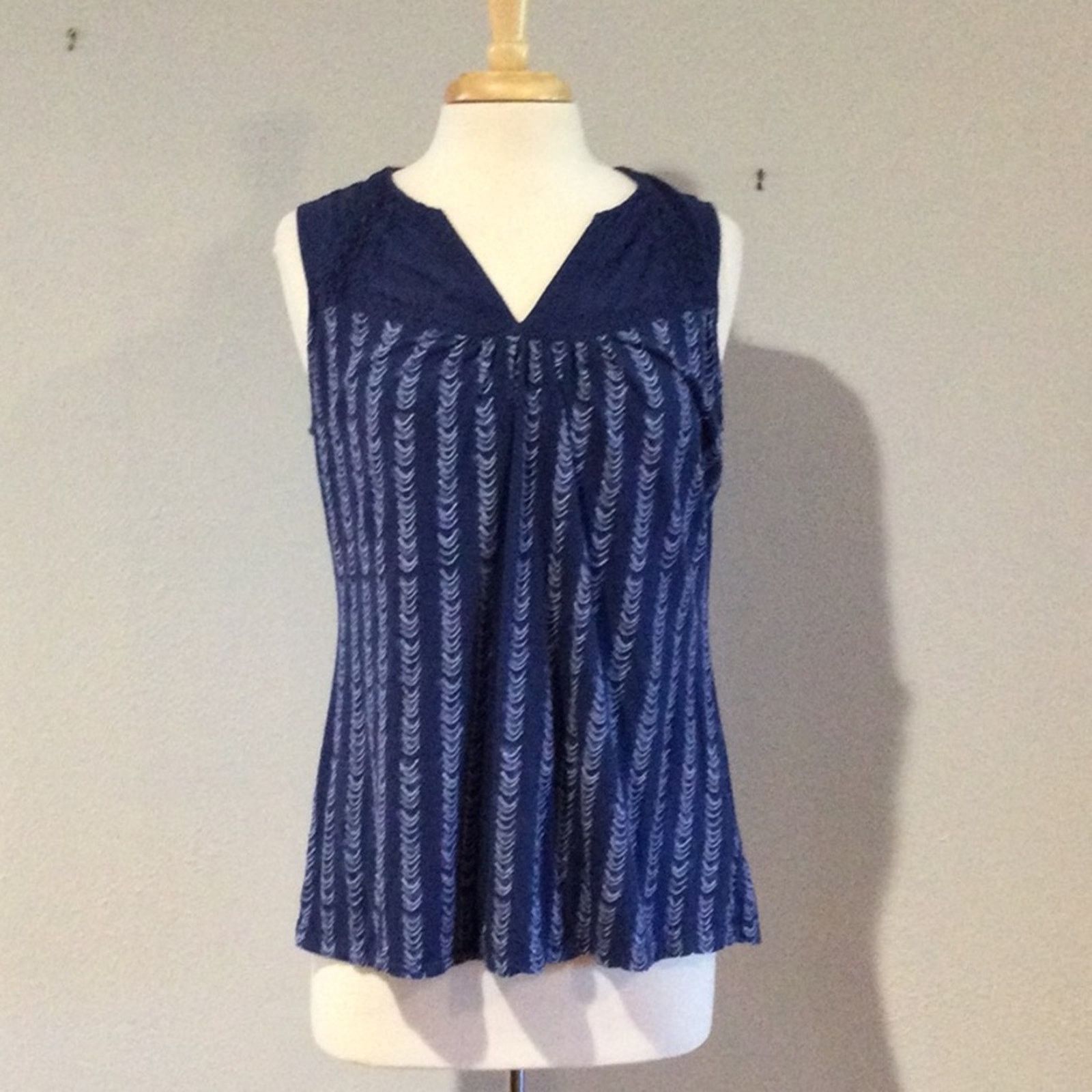 Other Bob Timberlake Blue & White Stripe Tank Size L Size L / US 10 / IT 46 - 1 Thumbnail
