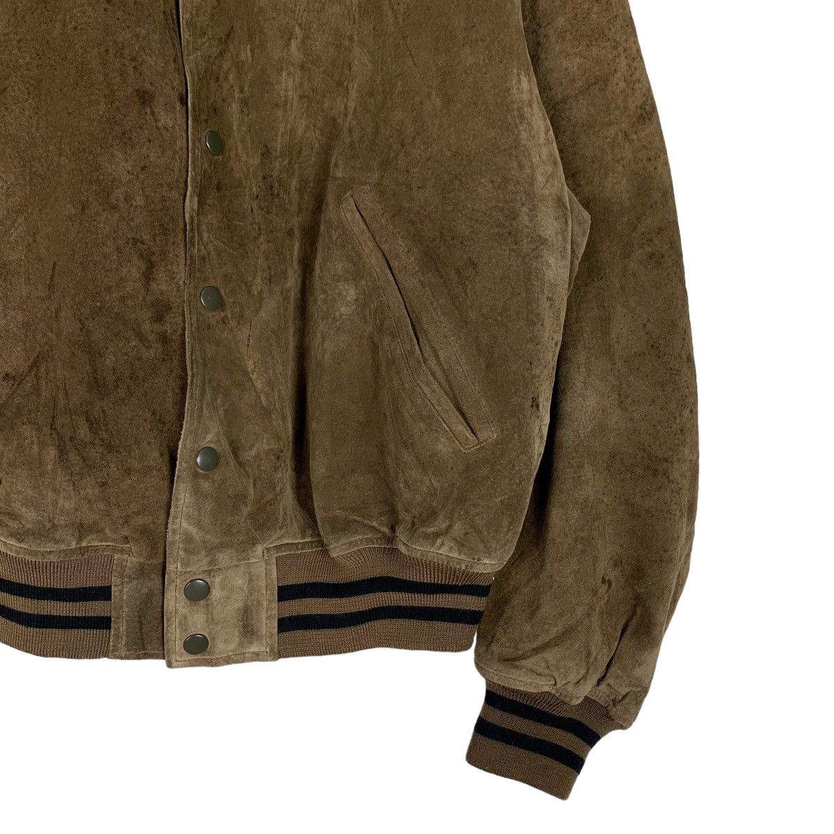 PERSON'S PERSON’S Big Logo Pigskin Leather Varsity Jacket #0925-C41 Size US M / EU 48-50 / 2 - 6 Thumbnail