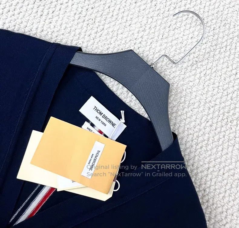 Thom Browne Thom Browne Navy Knit Cardigan Size US M / EU 48-50 / 2 - 3 Thumbnail