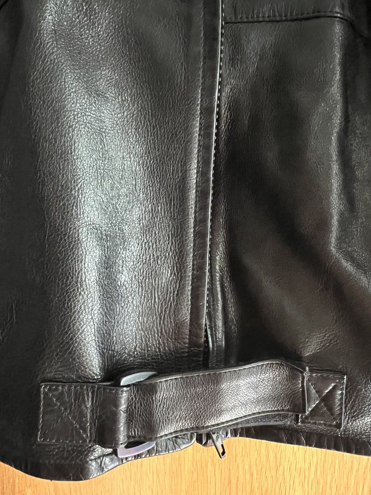 Balenciaga Balenciaga Logo Leather Jacket Size US L / EU 52-54 / 3 - 2 Thumbnail