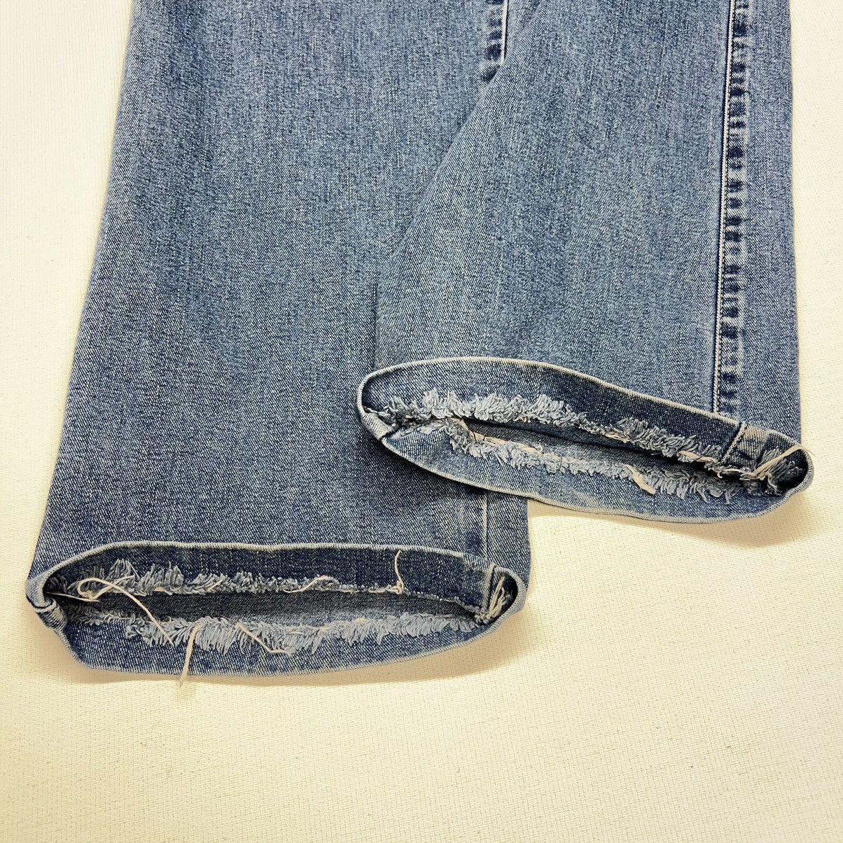 Joseph Abboud × Vintage VTG Joseph Abboud Jeans Blue Straight Cropped Denim Italy Size US 34 / EU 50 - 4 Thumbnail