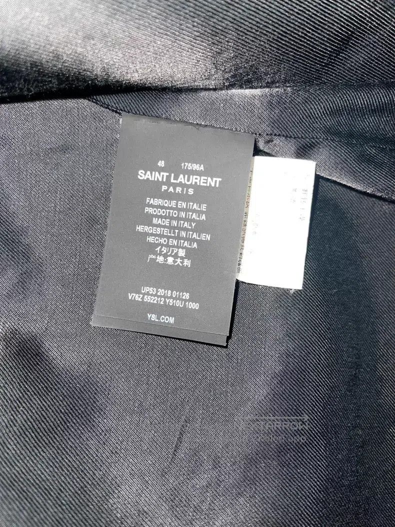 Saint Laurent Paris Saint Laurent Paris Jewel-studded Jacket i Size US M / EU 48-50 / 2 - 6 Thumbnail