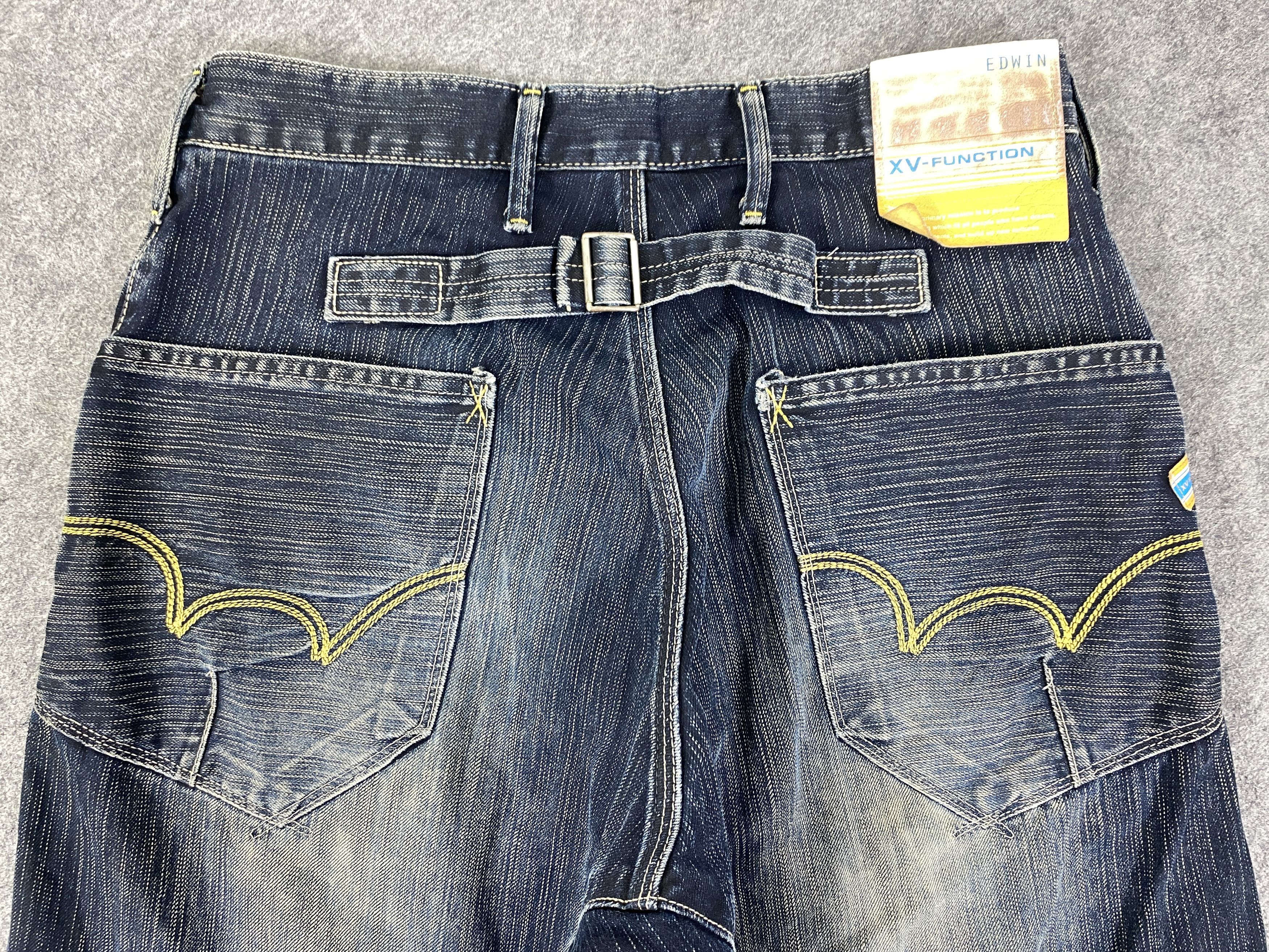 Edwin Mud Blue Vintage Edwin Buckle Back Jeans 32x33 - JN3247 Size US 32 / EU 48 - 4 Thumbnail