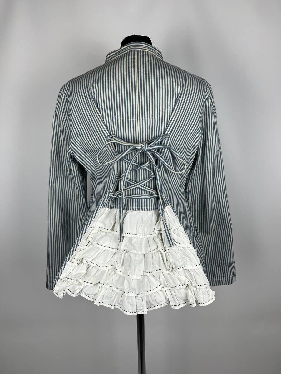 Designer × Japanese Brand Ewa I Walla Blaizer RARE Awant Garde Boho Style L (0347) Size L / US 10 / IT 46 - 1 Thumbnail
