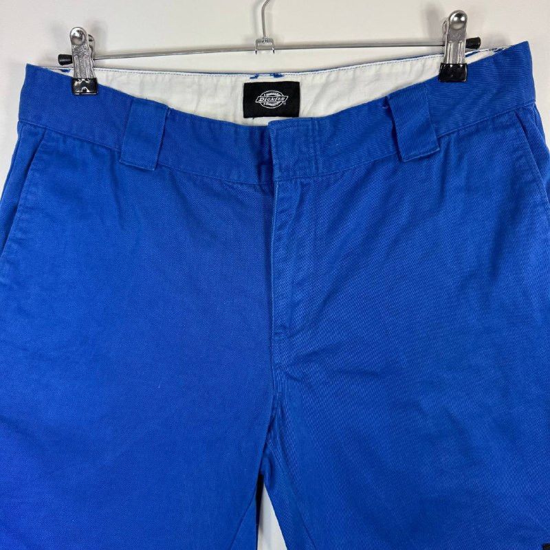 Dickies Dickies Shorts Mens Blue Work Chino Casual Flat Front W33 Size US 33 - 2 Thumbnail