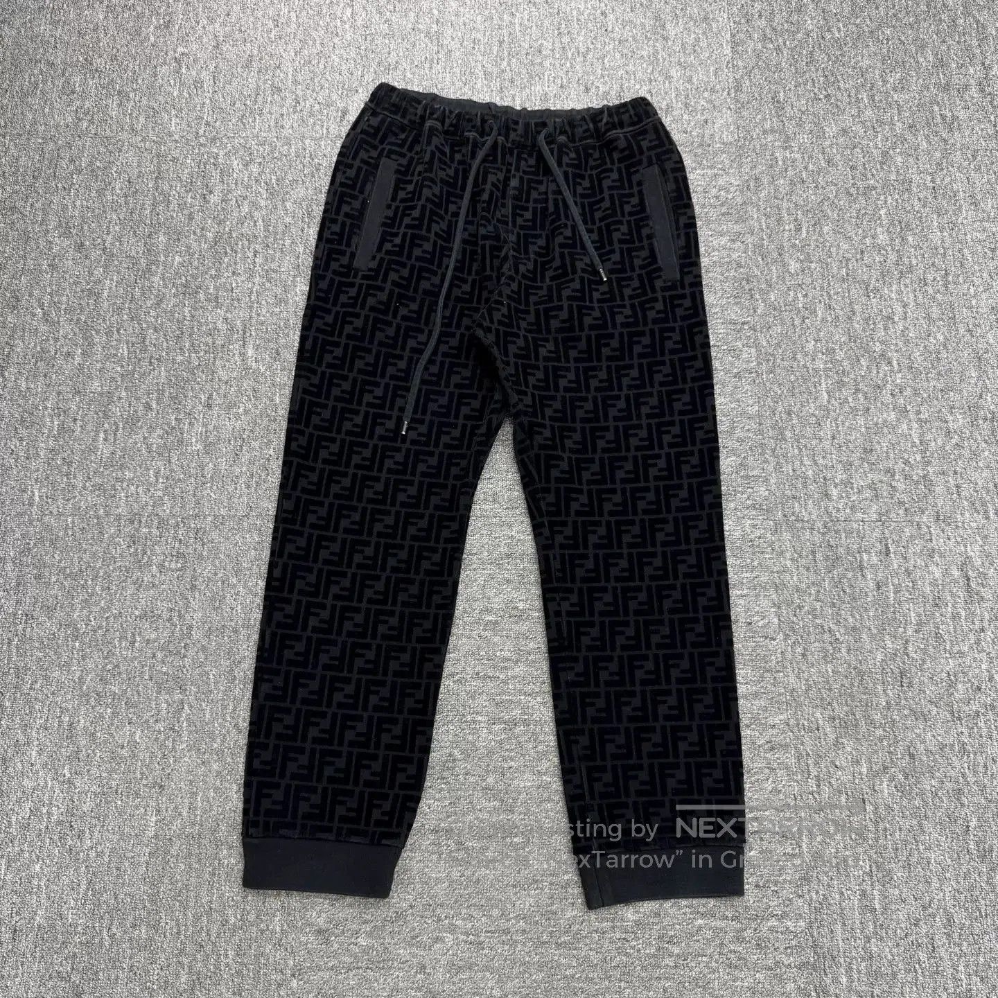 Fendi Fendi Double F All-over Flocked Casual Pants. Size US 32 / EU 48 - 1 Thumbnail