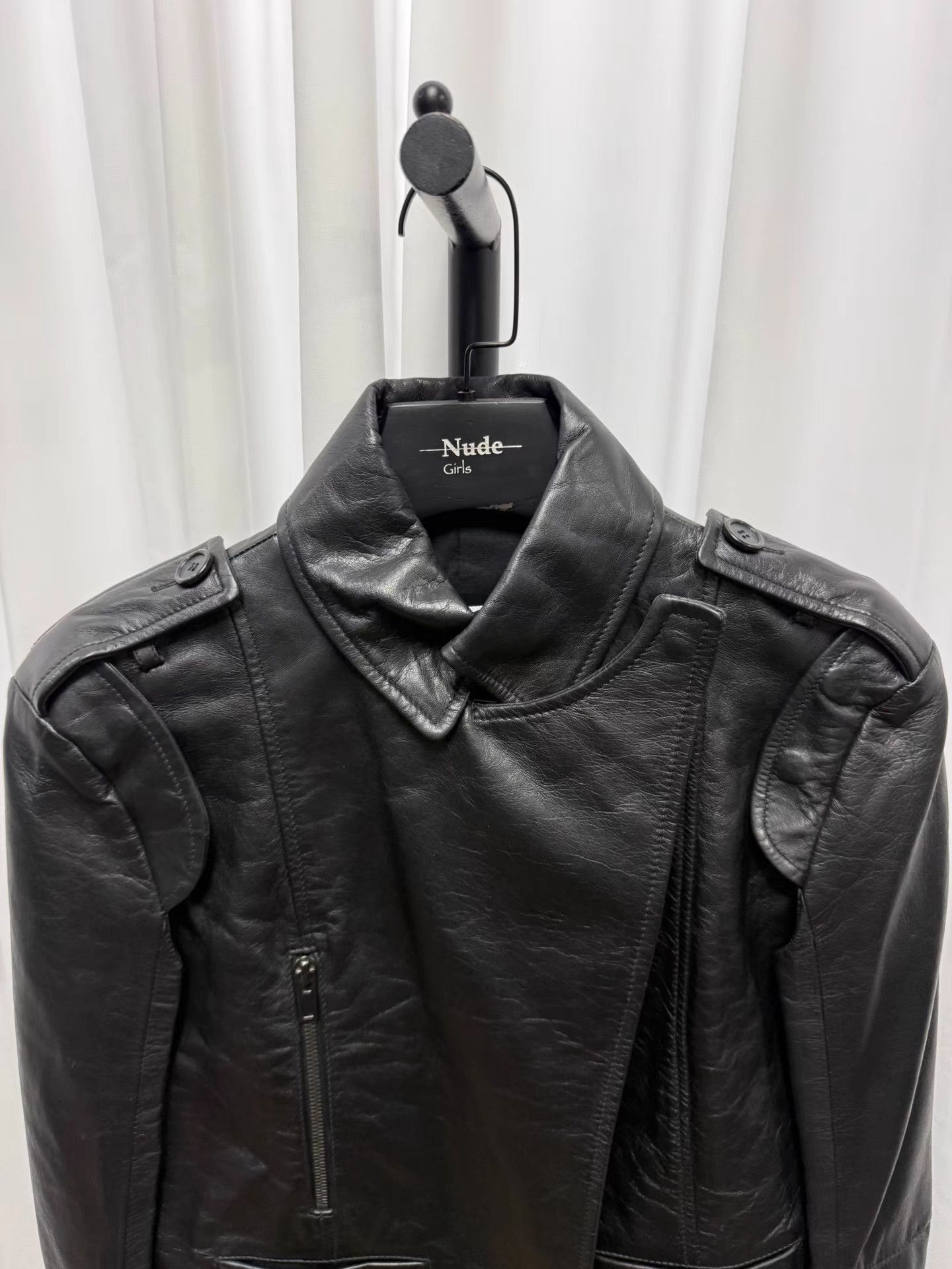 Maison Margiela Margiela Zip-Off Sleeve Leather Jacket K20 Size US XXS / EU 40 - 4 Thumbnail
