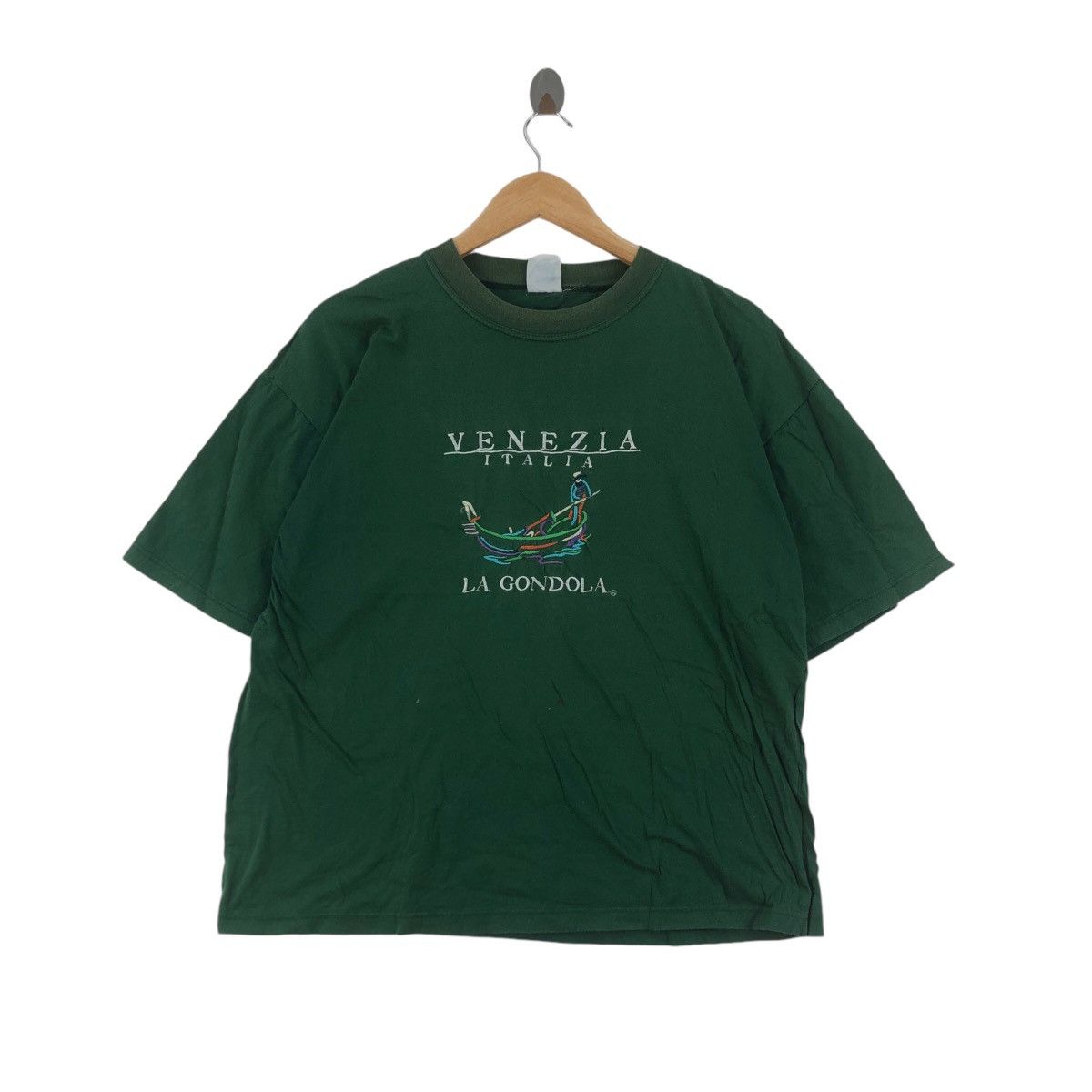 Vintage Vintage BICIEMME VENEZIA ITALIA La Gondola Tee Shirt Top Size XL / US 12-14 / IT 48-50 - 1 Thumbnail