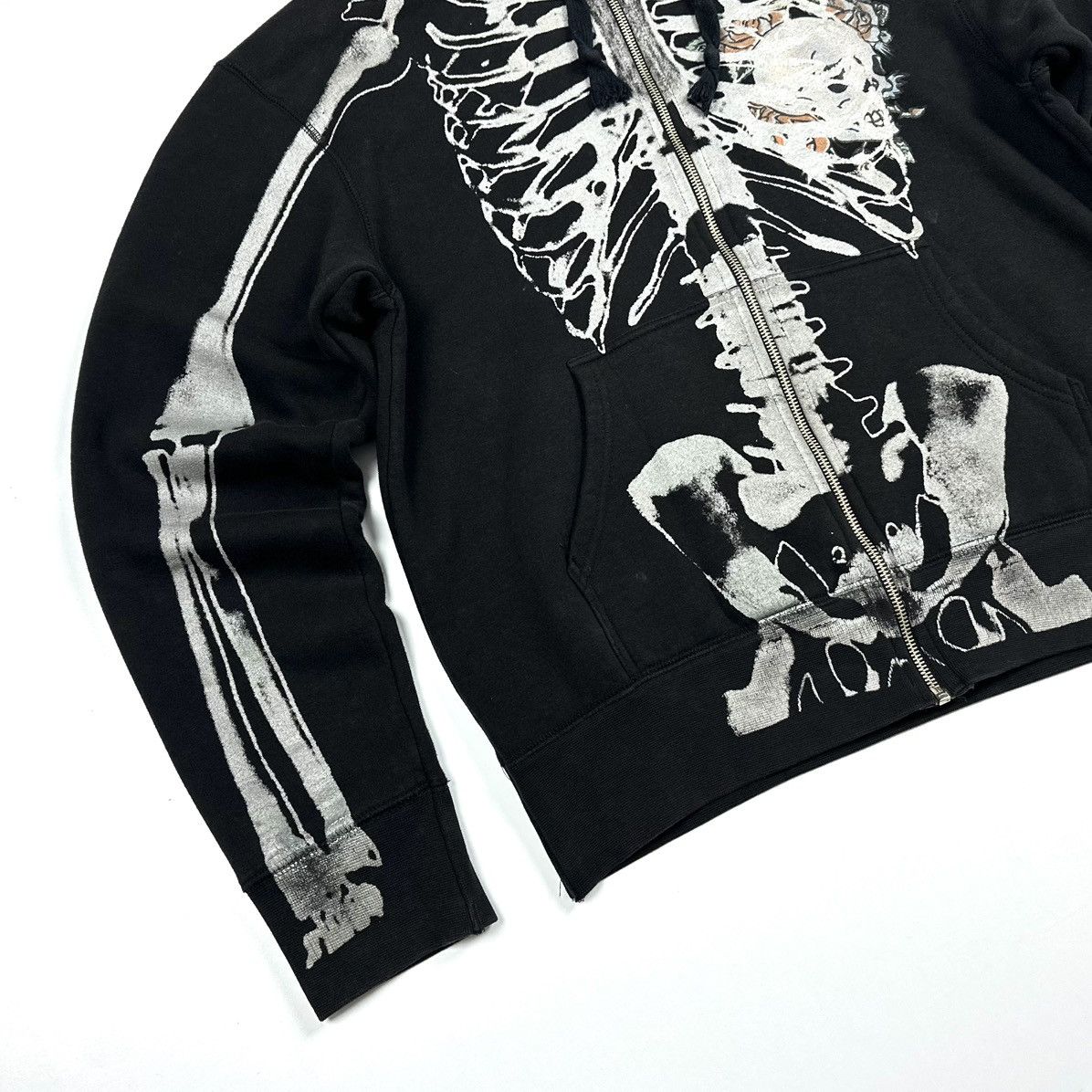 Ed Hardy Vintage Ed Hardy x Christian Audigier Skeleton Zip Hoodie Size US XL / EU 56 / 4 - 12 Thumbnail