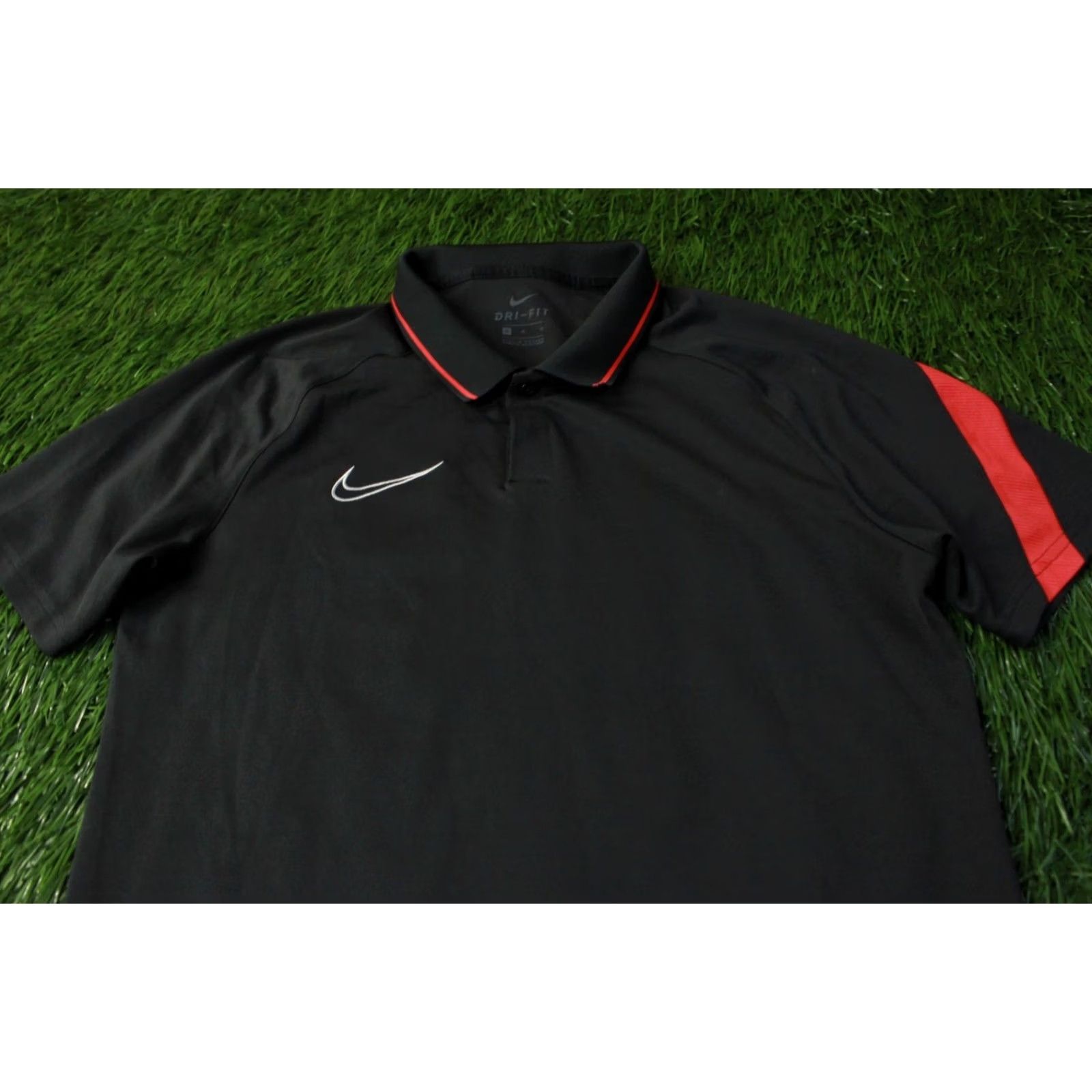 Nike Nike Dry Academy Pro Dri-Fit Original 2020 Men Football Polo Shirt Jersey Size M Gray and Orange Nike Dri-FIT Short Sleeve Classic Mens Size US M / EU 48-50 / 2 - 2 Thumbnail