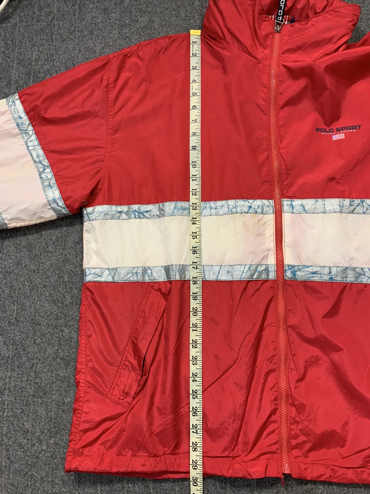 Ralph Lauren 90s Polo Sport Ralph Lauren Zip Up Nylon Jacket Baggy Size US XL / EU 56 / 4 - 10 Thumbnail
