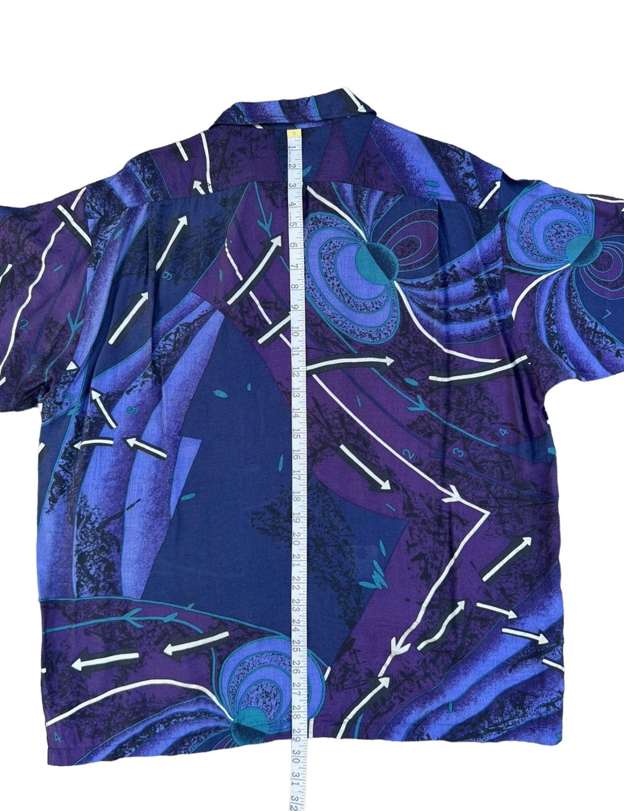 Vintage Vtg 90s Arrston Volaju Japan Abstract Psychedelic Art Shirt Size US L / EU 52-54 / 3 - 4 Thumbnail