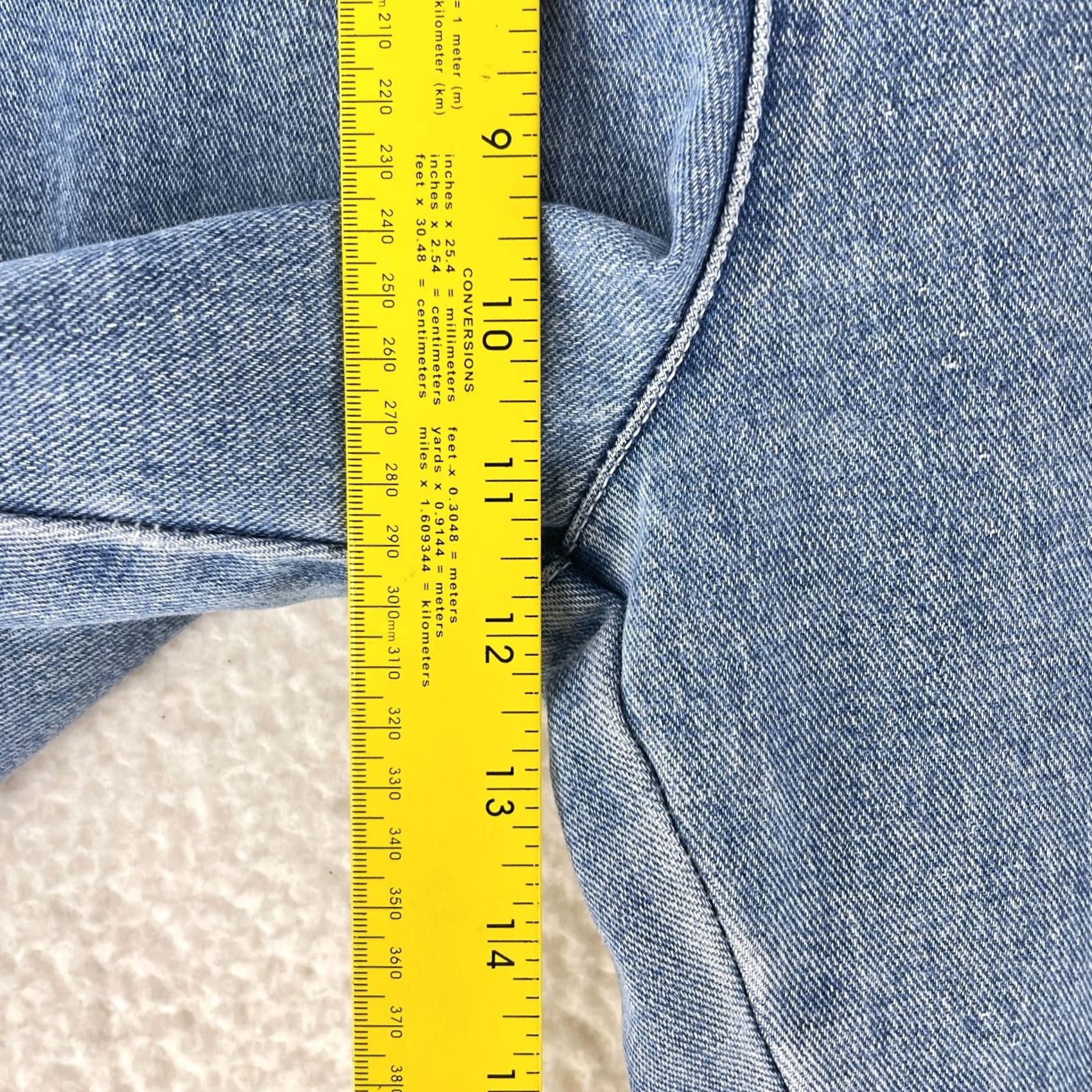 Banana Republic VINTAGE Banana Republic Jeans Womens Size 31 Blue Cropped High-Rise Denim 100% Cotton USA Size 24" / US 00 / IT 34 - 6 Thumbnail