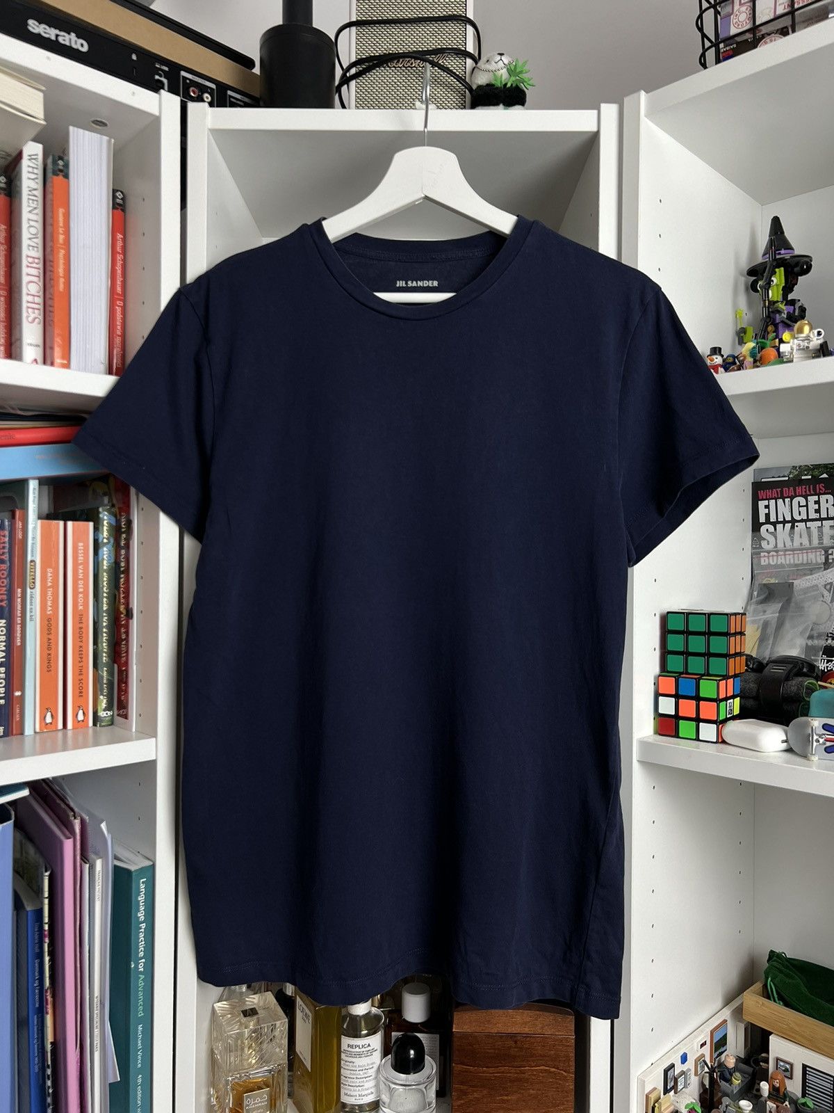 Designer × Jil Sander Jil Sander basic navy t-shirt M designer luxury casual y2k Size M / US 6-8 / IT 42-44 - 1 Thumbnail