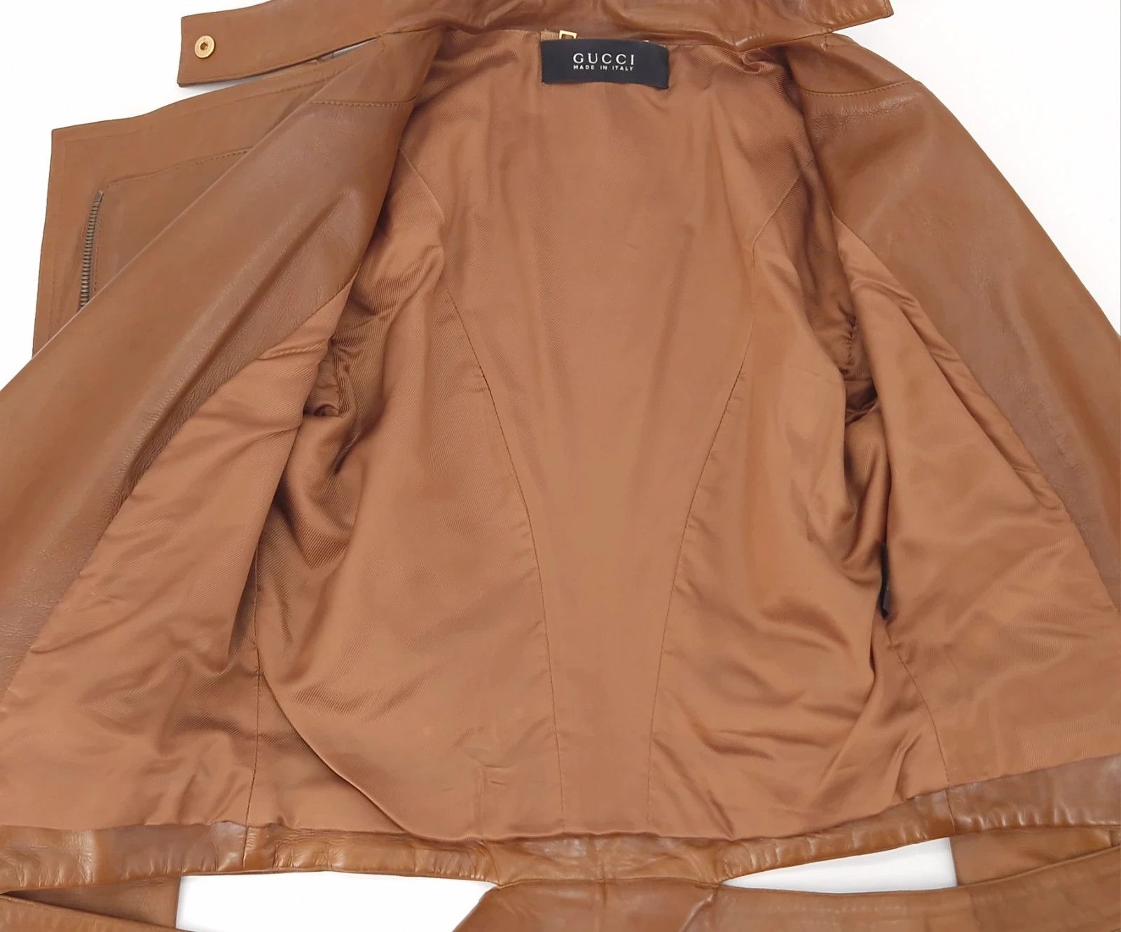 Gucci Gucci by TF SS2004 Leather Jacket Size S / US 4 / IT 40 - 11 Thumbnail