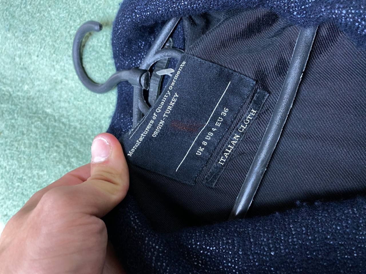 Allsaints Italian Cloth Down Jacket Zip Y2K Allsaints Size S / US 4 / IT 40 - 3 Thumbnail