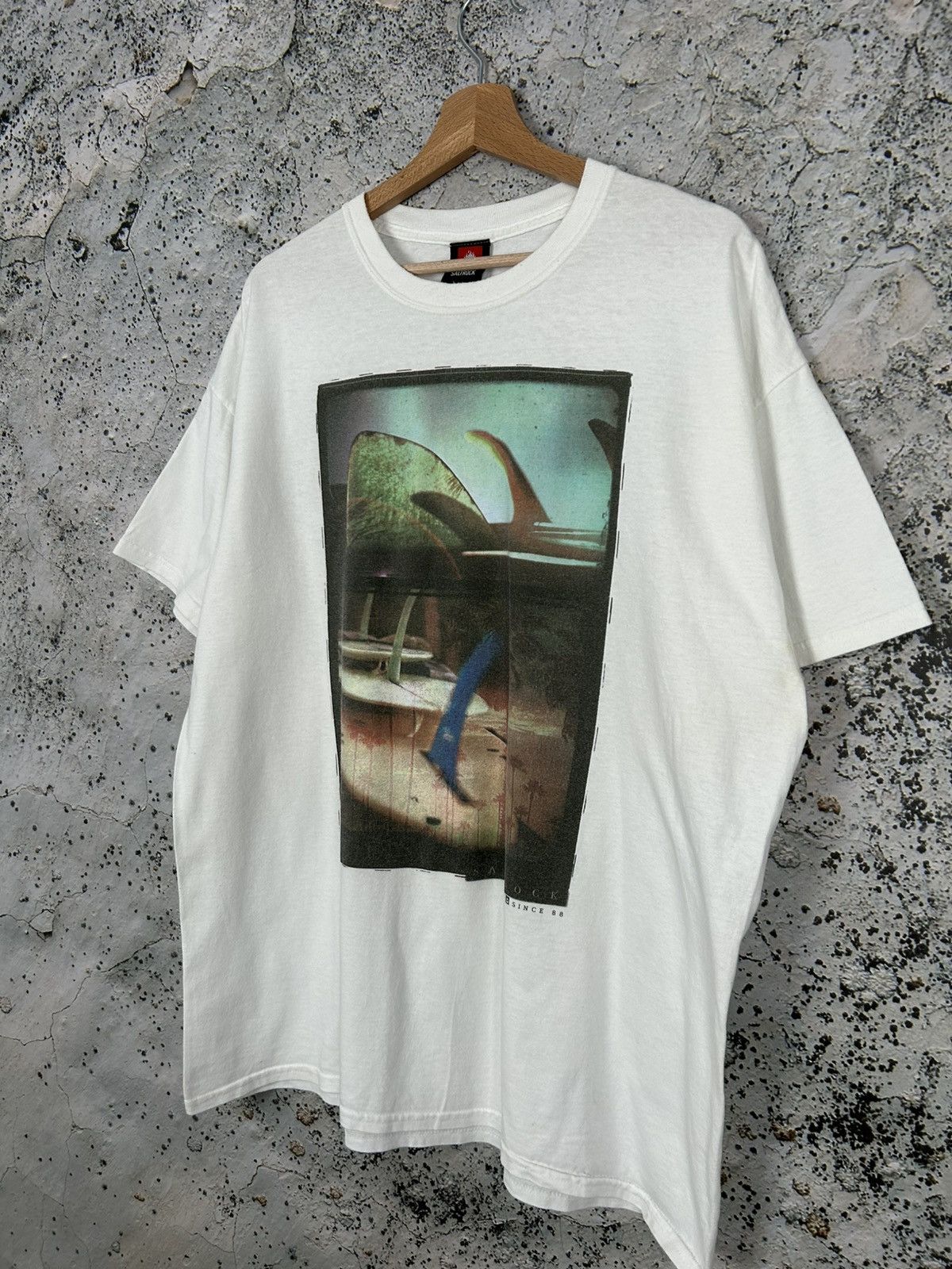 Vintage Vintage Saltrock Rap Baggy Skate Tee Streetwear Boxy Fit 90s Size US XL / EU 56 / 4 - 2 Thumbnail