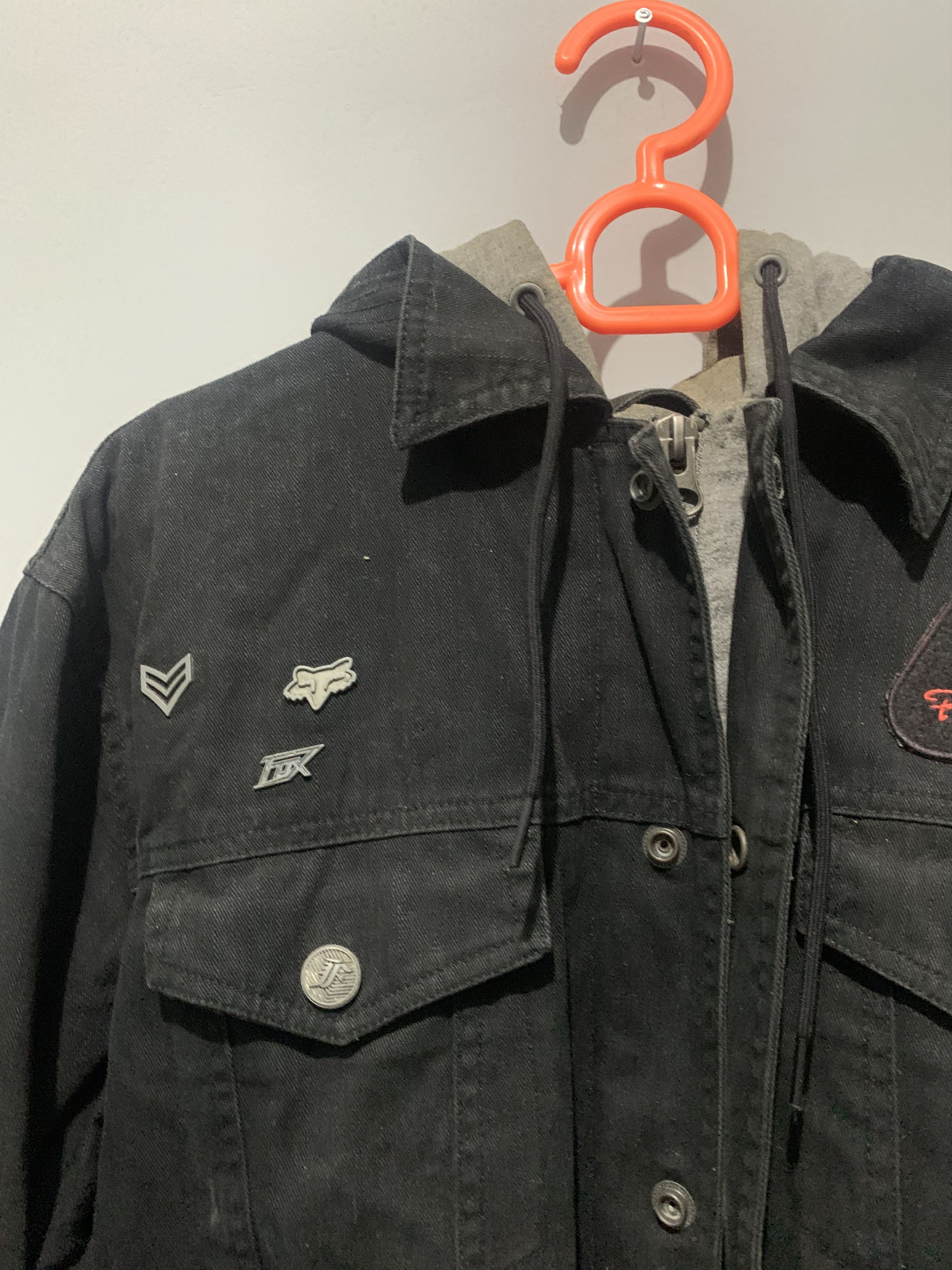 Fox Racing FOX RACING DUNKIRK HOODED DENIM JACKET Size US M / EU 48-50 / 2 - 2 Thumbnail