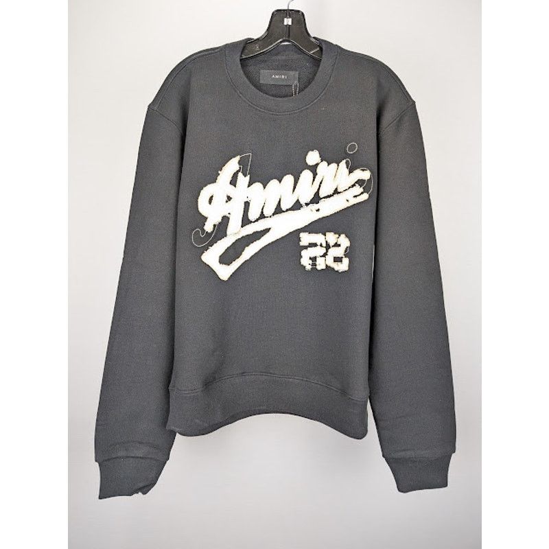 Amiri o1rshd1 Amiri 22 Crewneck Sweatshirt in Black Size US M / EU 48-50 / 2 - 2 Thumbnail