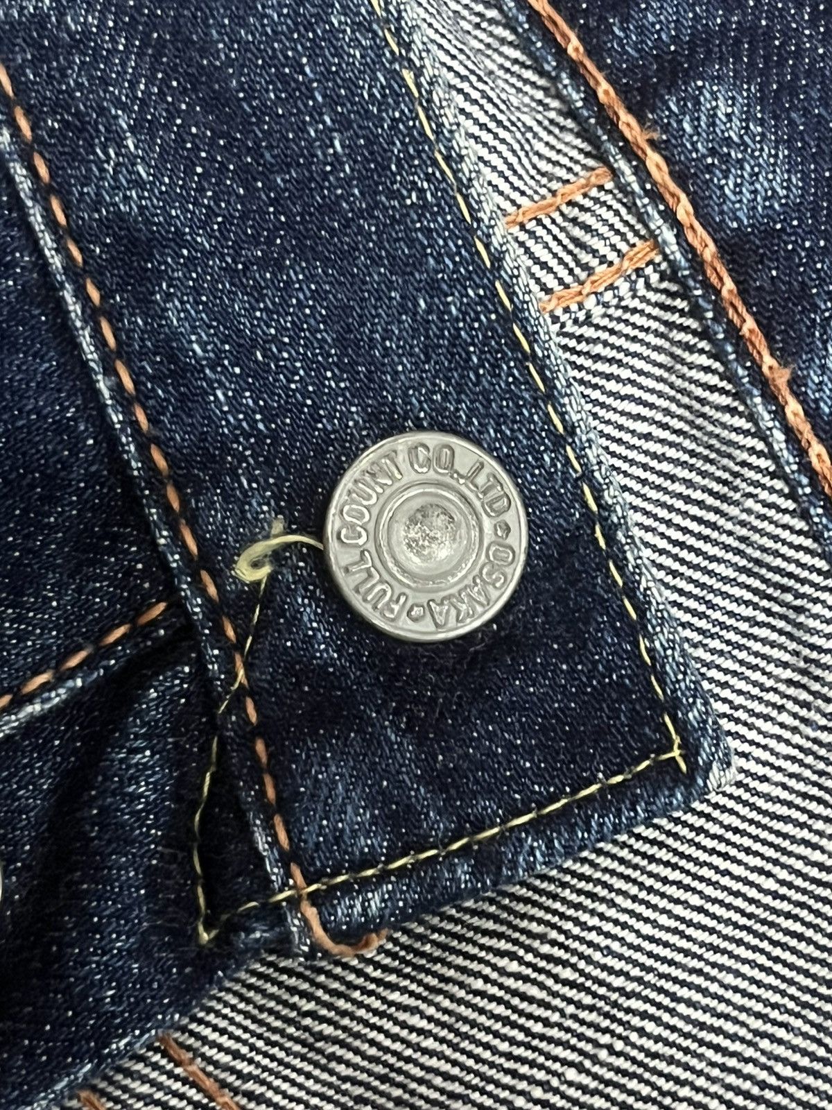 Full Count & Co. ⚡️Selvedge⚡️Vintage Japan Full Count & Co Blue Washed Jeans Size US 30 / EU 46 - 7 Thumbnail